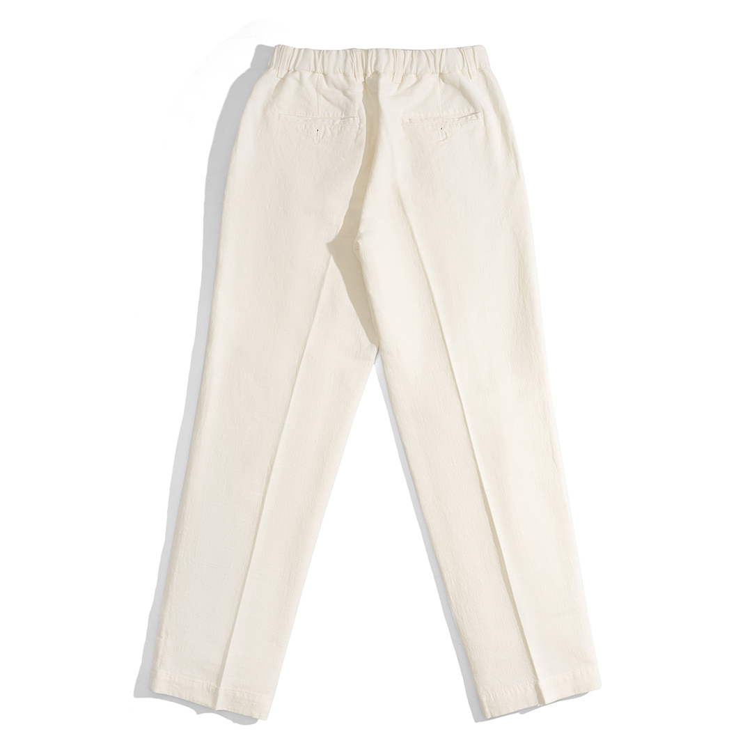 Mô tả Quần Dài Nam Cao Cấp Linen Form Ống Đứng Màu Kem 2025 By Cotton - 4