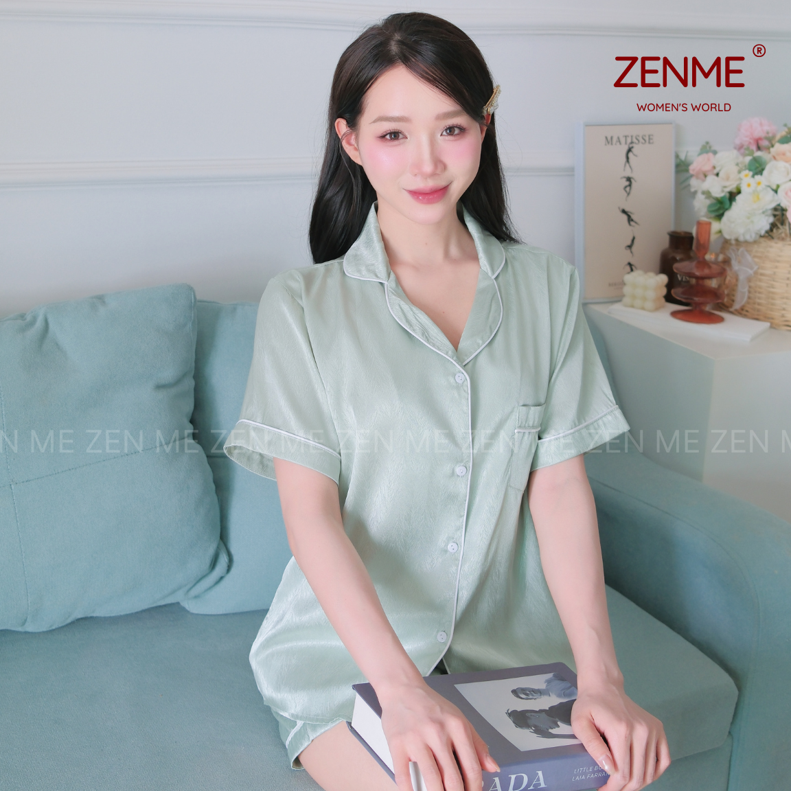 Bộ đồ ngủ Pijama ZENME chất lượng cao