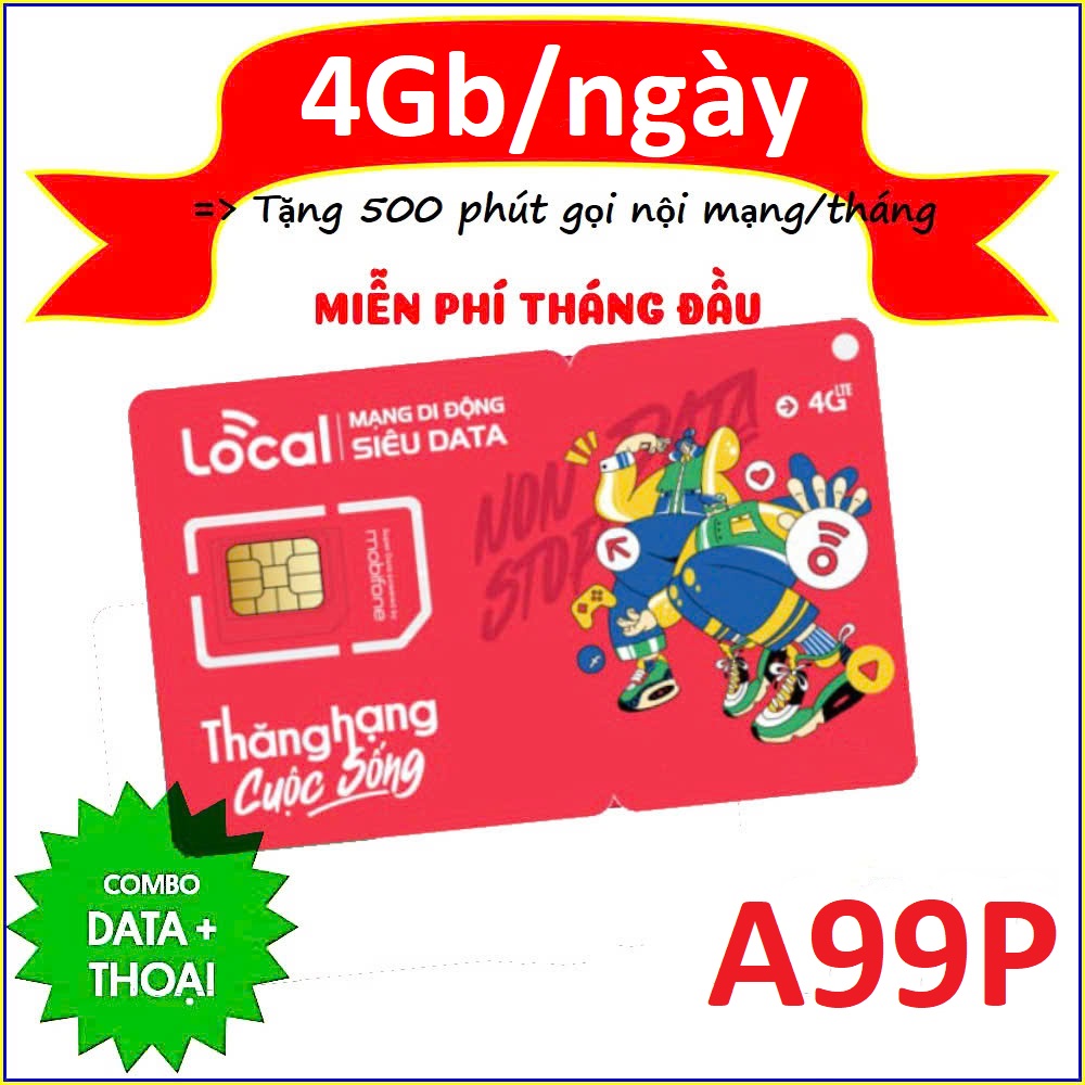 Mô tả Sim Local Mobifone A0 - A69 - A79 - A119 DATA TỐC ĐỘ CAO, Đk Được Gói Dài Kì - 5