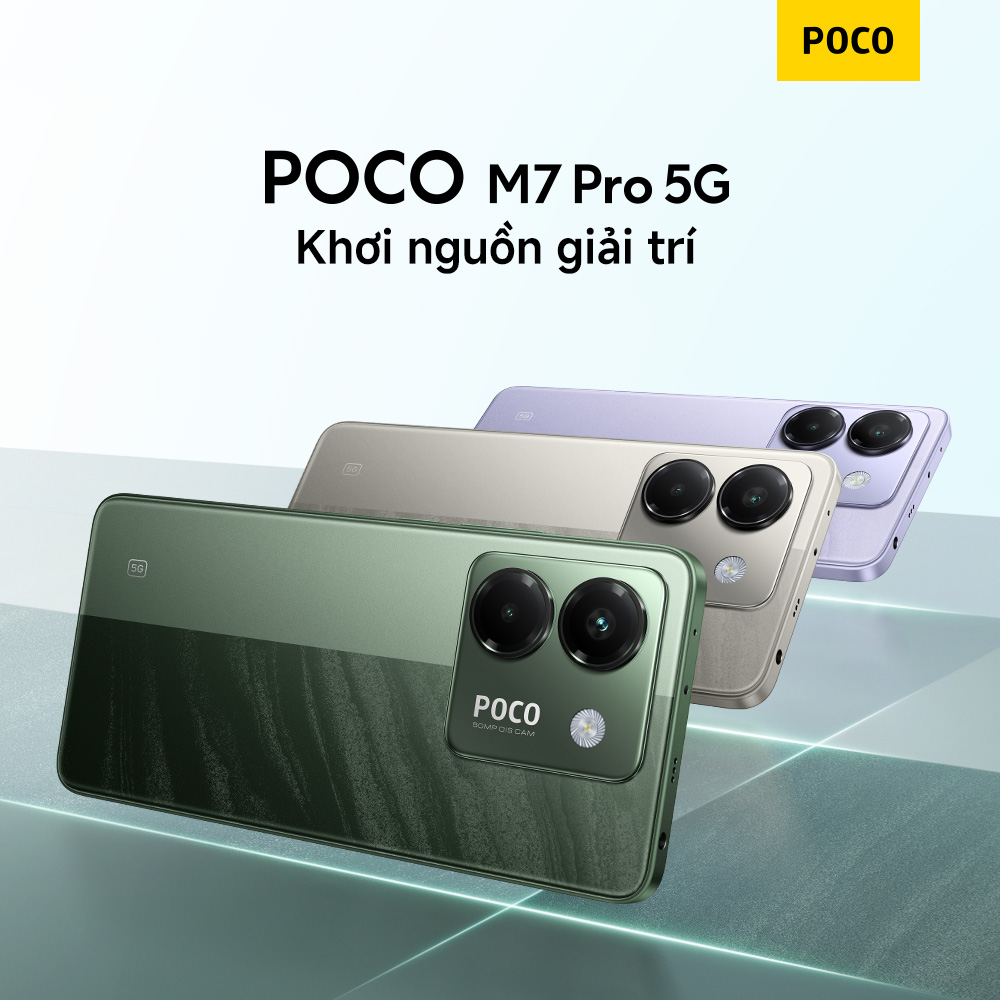 Mô tả Điện thoại thông minh POCO M7 Pro 5G (8+256GB) | 6.67" AMOLED 120Hz FHD+ | Camera 50MP+2MP | MD7025-Ultra - 1
