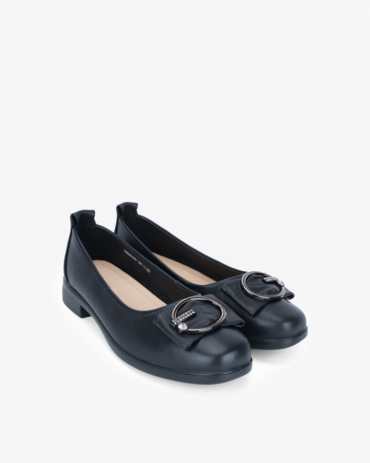 Mô tả Giày Búp Bê Ballerina Cổ Điển Da Bò AOKANG 1242321039 - 2