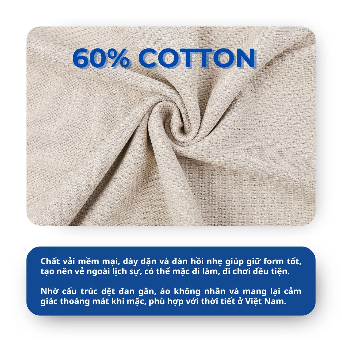 Mô tả Áo Thun Cổ Polo AKUBA Form Slimfit Chất Vải Cotton Mềm Mịn Thoáng Khí Thoáng Mát | 01HE1055 - 4