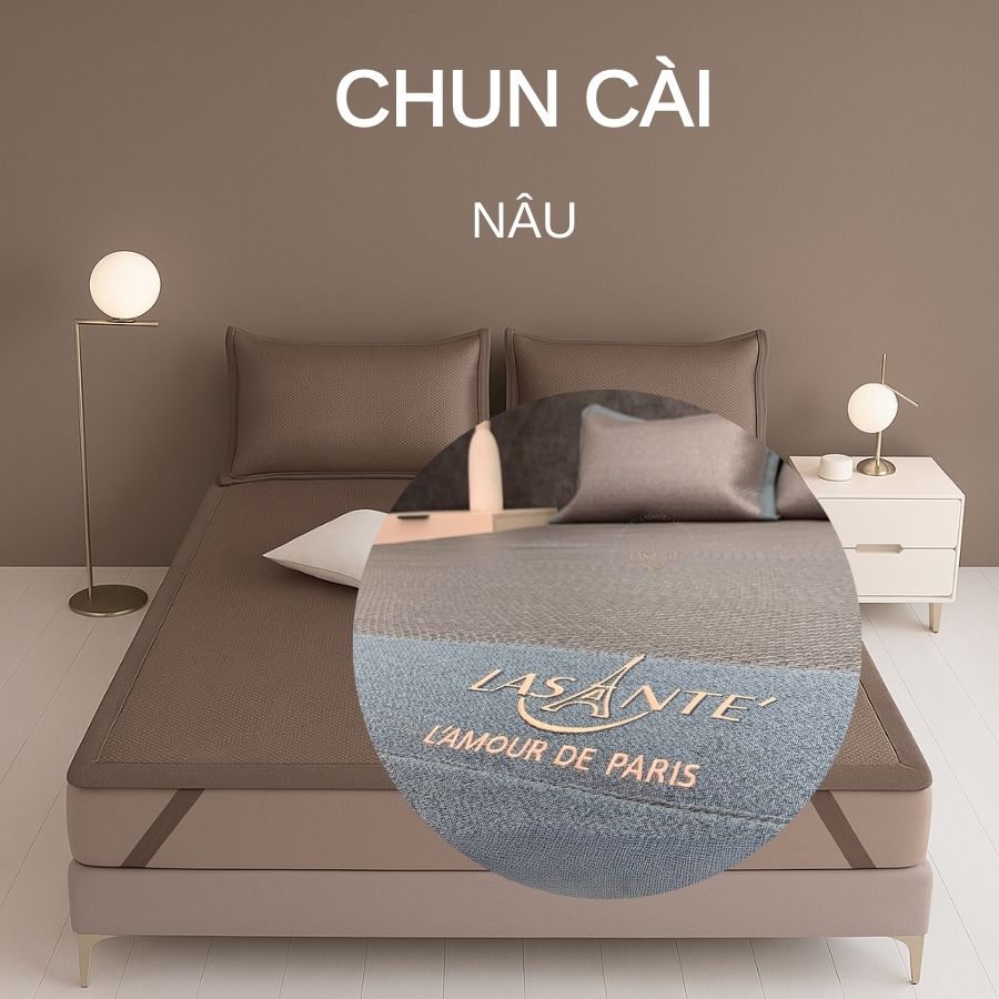 Mô tả Chiếu Mây Điều Hòa Băng Lạnh Chính Hãng Lasante Chun Bọc Đệm , 4 Lớp Mát, Thông Thoáng Cho Mùa Hè - 5