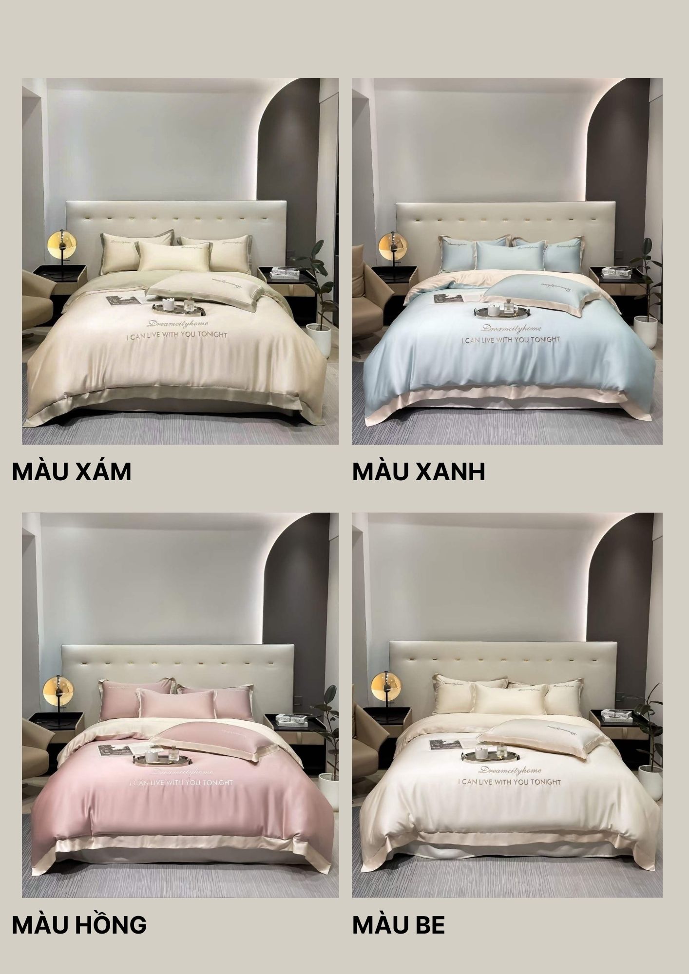 Mô tả Bộ Ga Giường 5 Món He thong NEM Cao Cấp Set Vỏ Chăn Trần Bông Ga Gối Trải Giường Phi Lụa Thái 5 Món Mát Lạnh Mùa Hè - 2