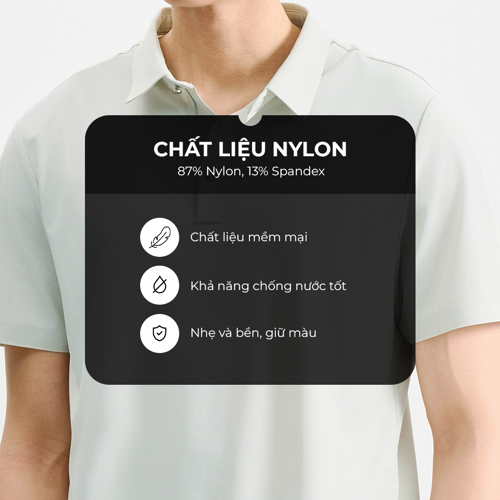 Mô tả Áo Polo Nam KRIK Form Fitted Chất Liệu Cao Thiết Kế Cúc Áo Giả Kim Sang Trọng Lịch Lãm PL2206 - 2