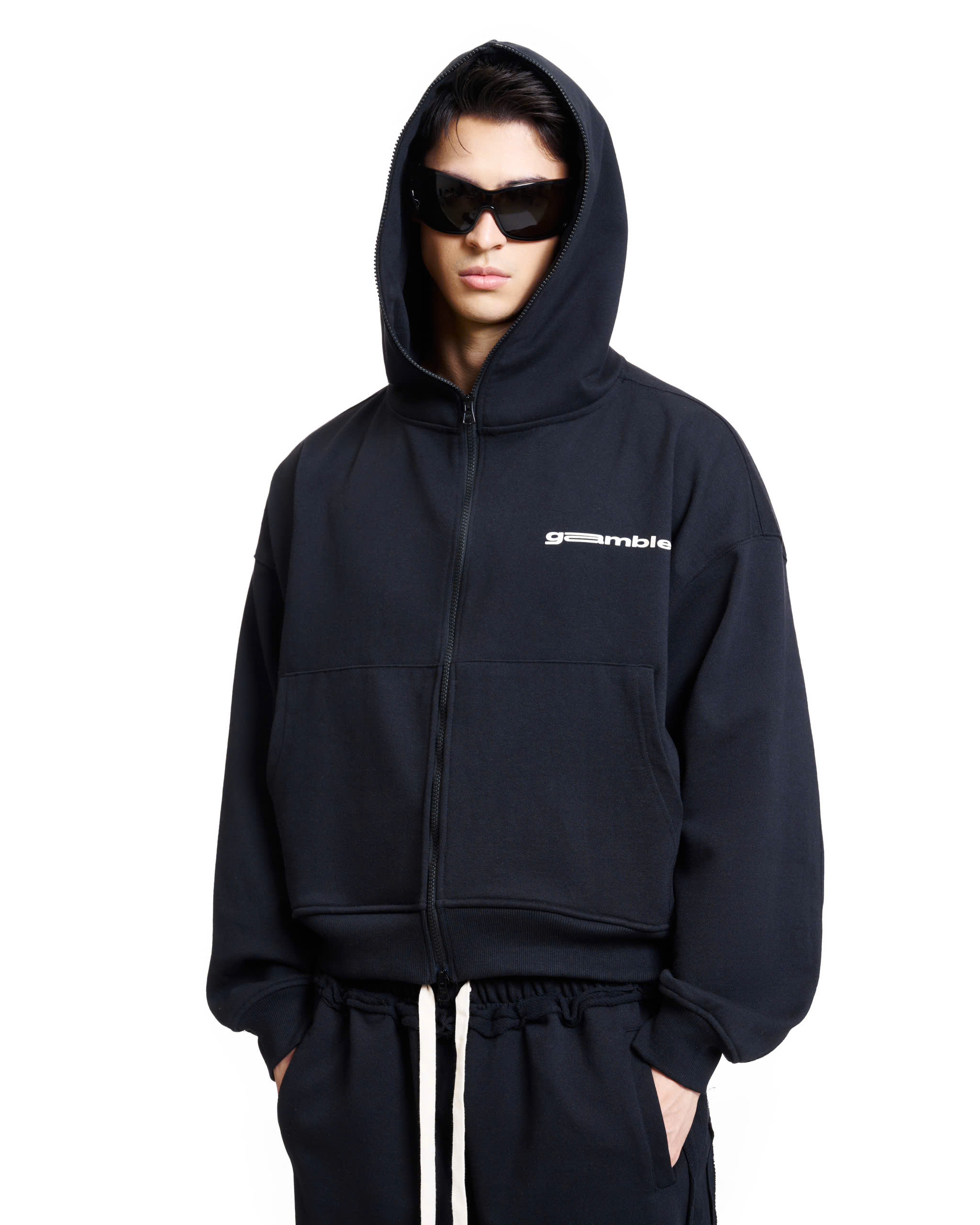 Mô tả LOGO BOXY FULLZIP HOODIE / GAMBLE WORLDWIDE - 1