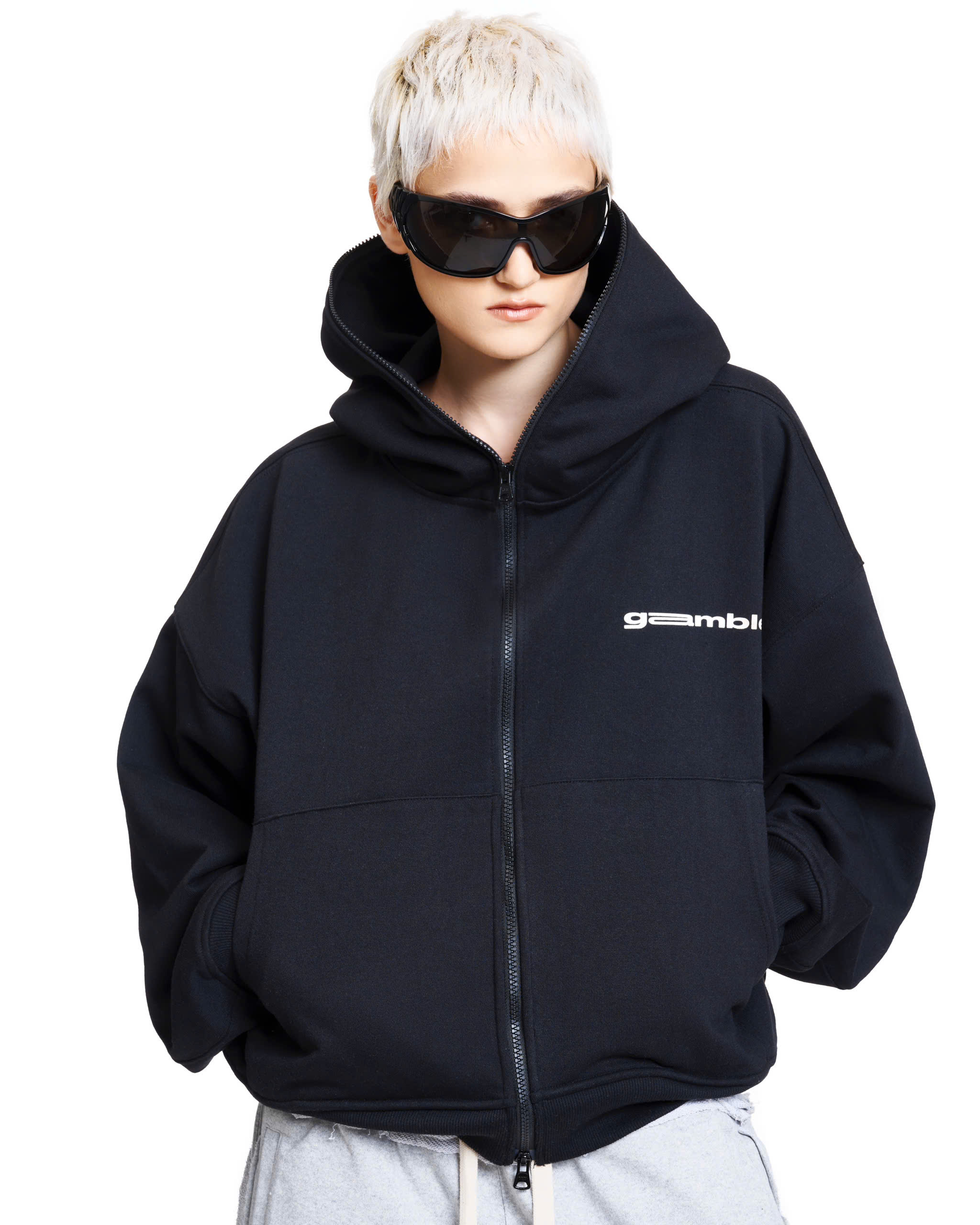 Mô tả LOGO BOXY FULLZIP HOODIE / GAMBLE WORLDWIDE - 2
