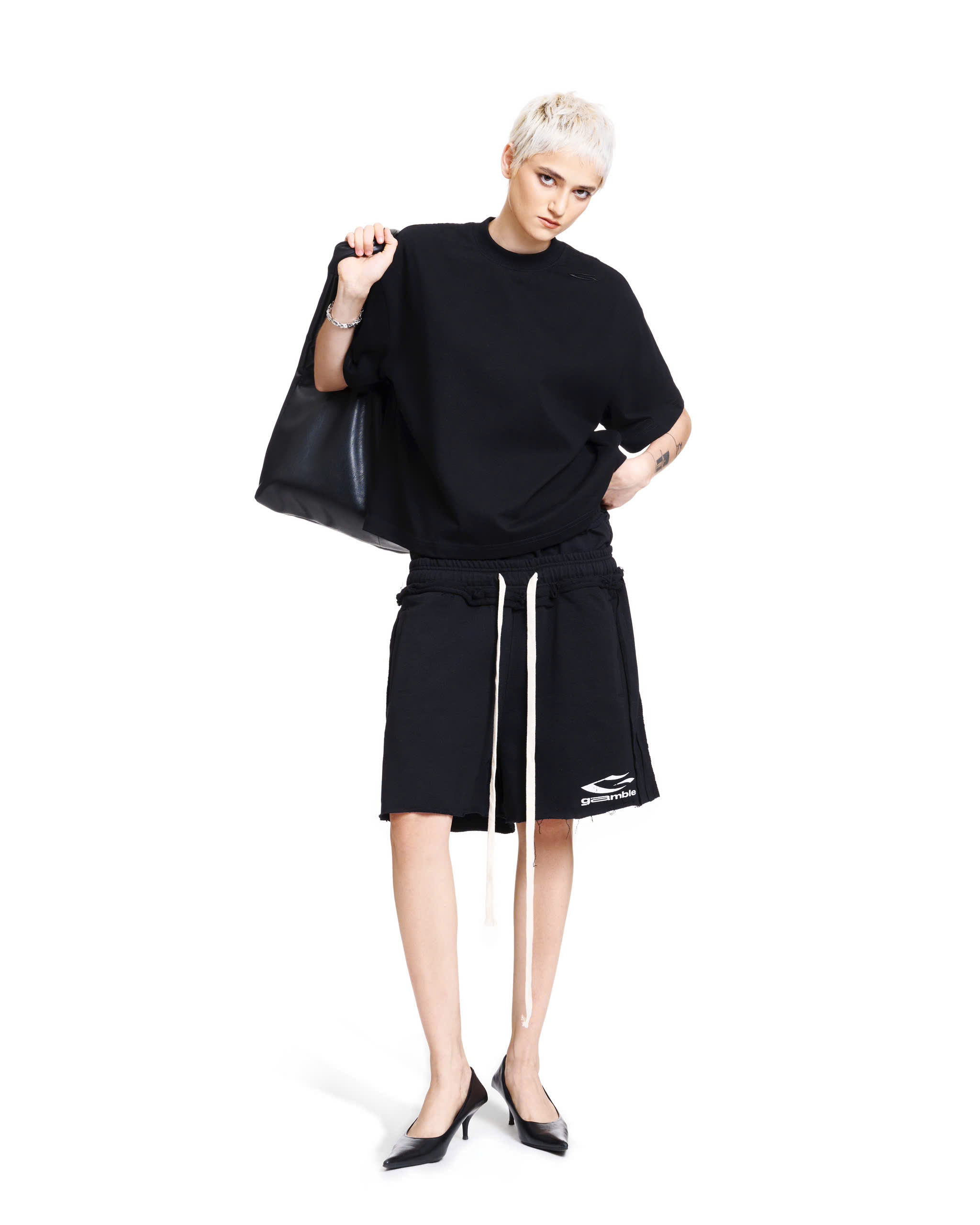 Mô tả DOUBLE-WAISTES SHORTS / Quần thun hai lưng / GAMBLE WORLDWIDE - 5