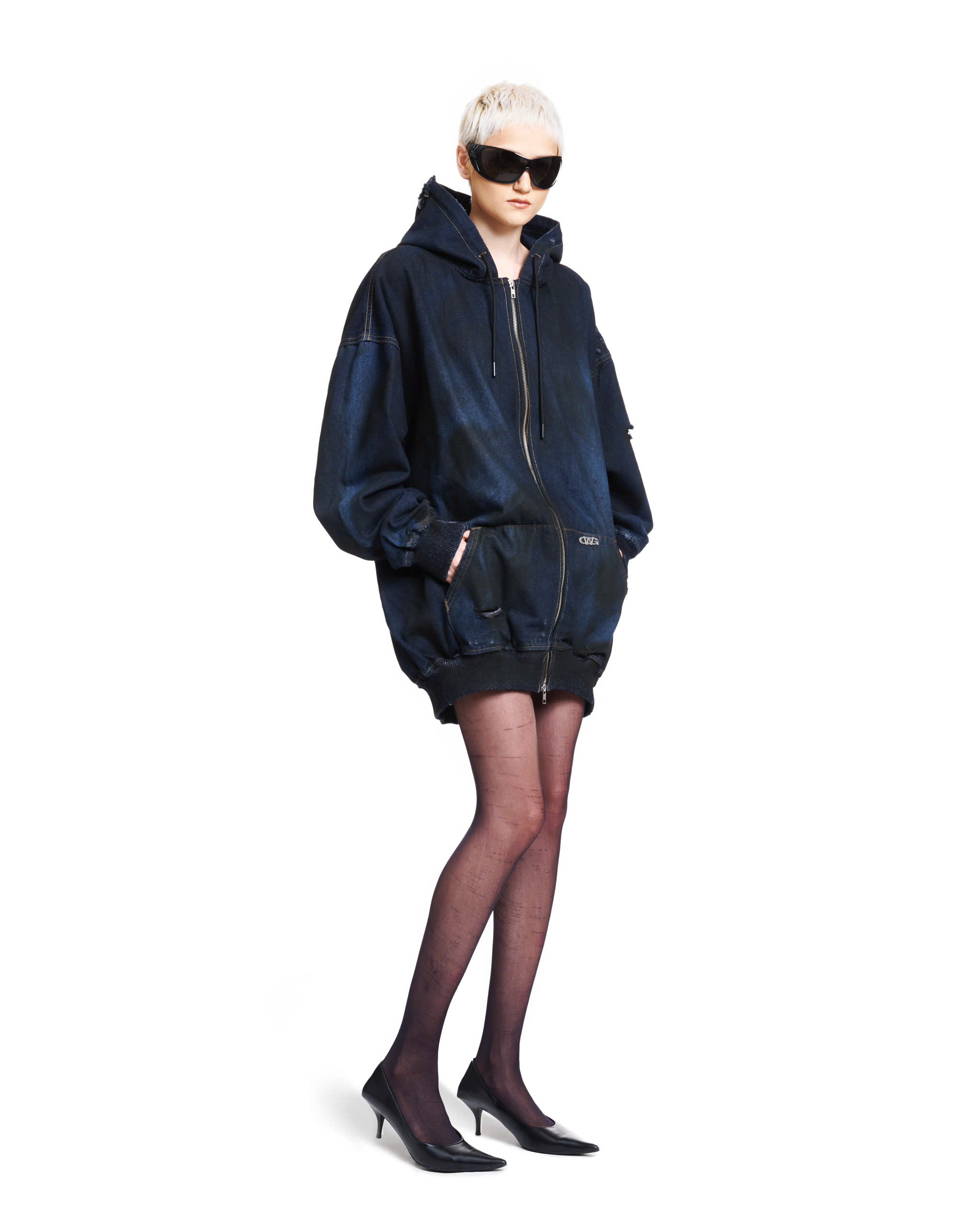 Mô tả TRASH FULLZIP HOODIE V.2 / BASALT / GAMBLE WORLDWIDE - 2