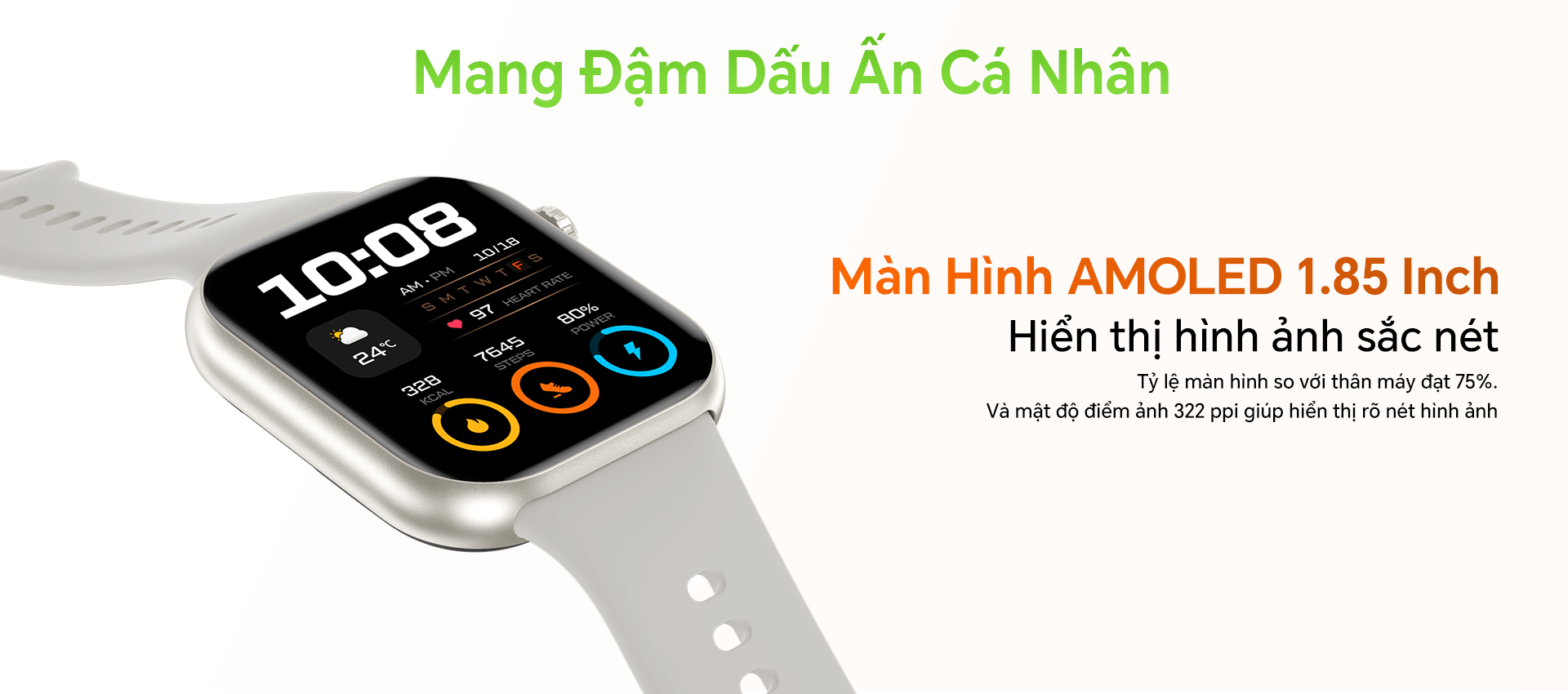 Mô tả Đồng hồ thông minh HONOR CHOICE Watch 2i| Màn hình  1.85 " AMOLED, Pin 14 ngày, Nghe gọi Bluetooth - 3