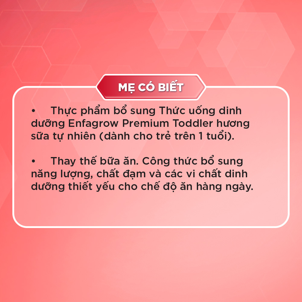 Mô tả Sữa Bột Dinh Dưỡng Enfagrow Premium Toddler 907g dành cho trẻ từ 1-3 tuổi - 1