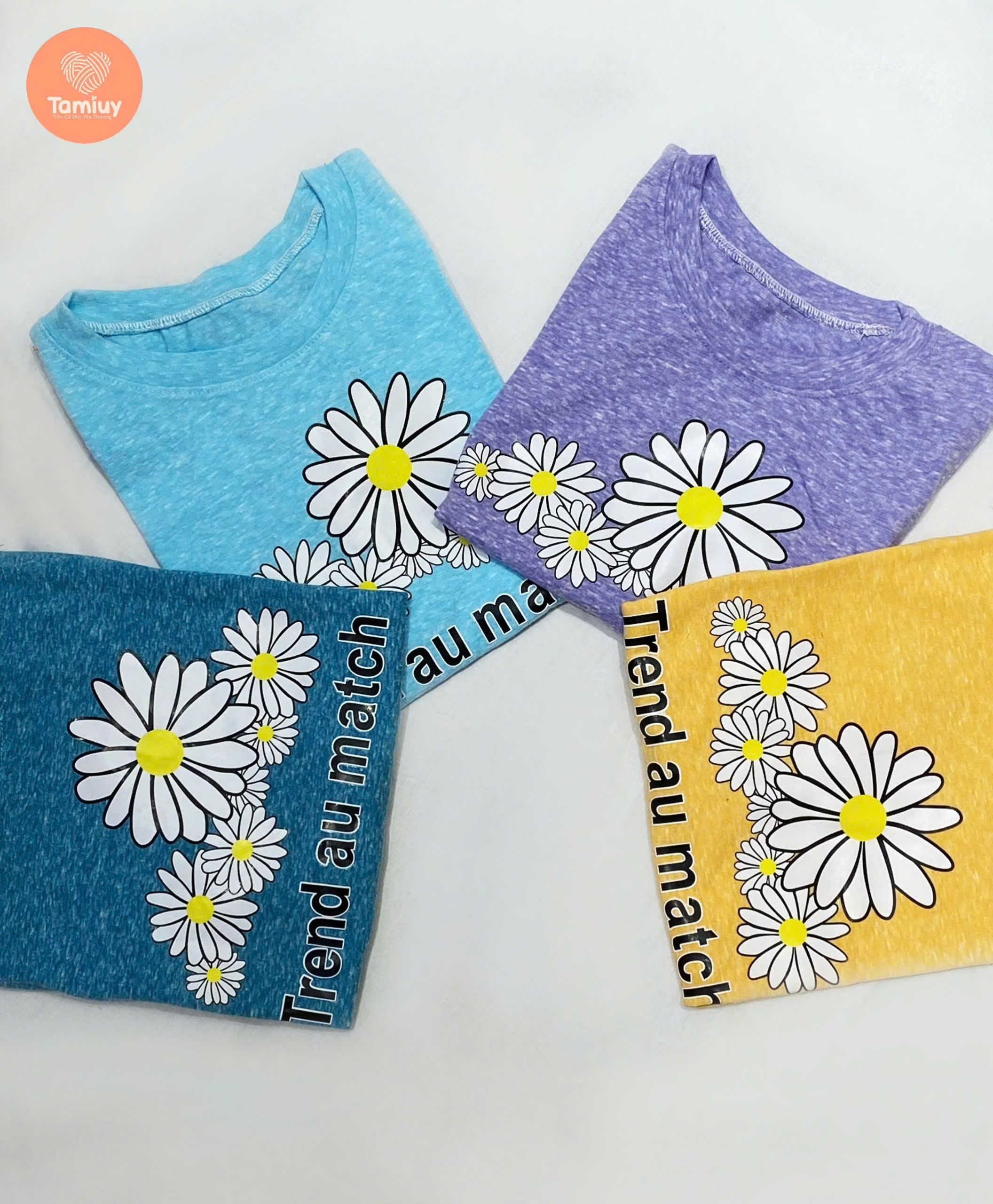 Mô tả Áo Thun Croptop Bé Gái Hoa Hướng Dương, Chất Cotton Co Giãn (Size 1-10 Tuổi) - 2