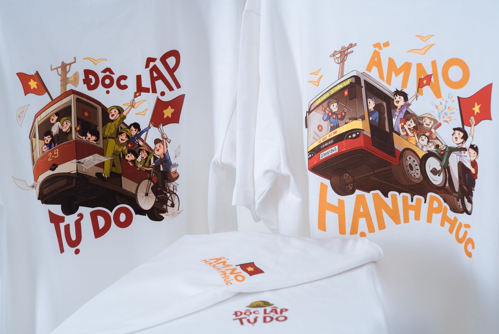 Mô tả Áo thun NELLY - ĐỘC LẬP TƯ DO, ẤM NO HẠNH PHÚC 100% cotton 260gsm Premium -Tay Lỡ Form Rộng Oversize Nam Nữ - 2