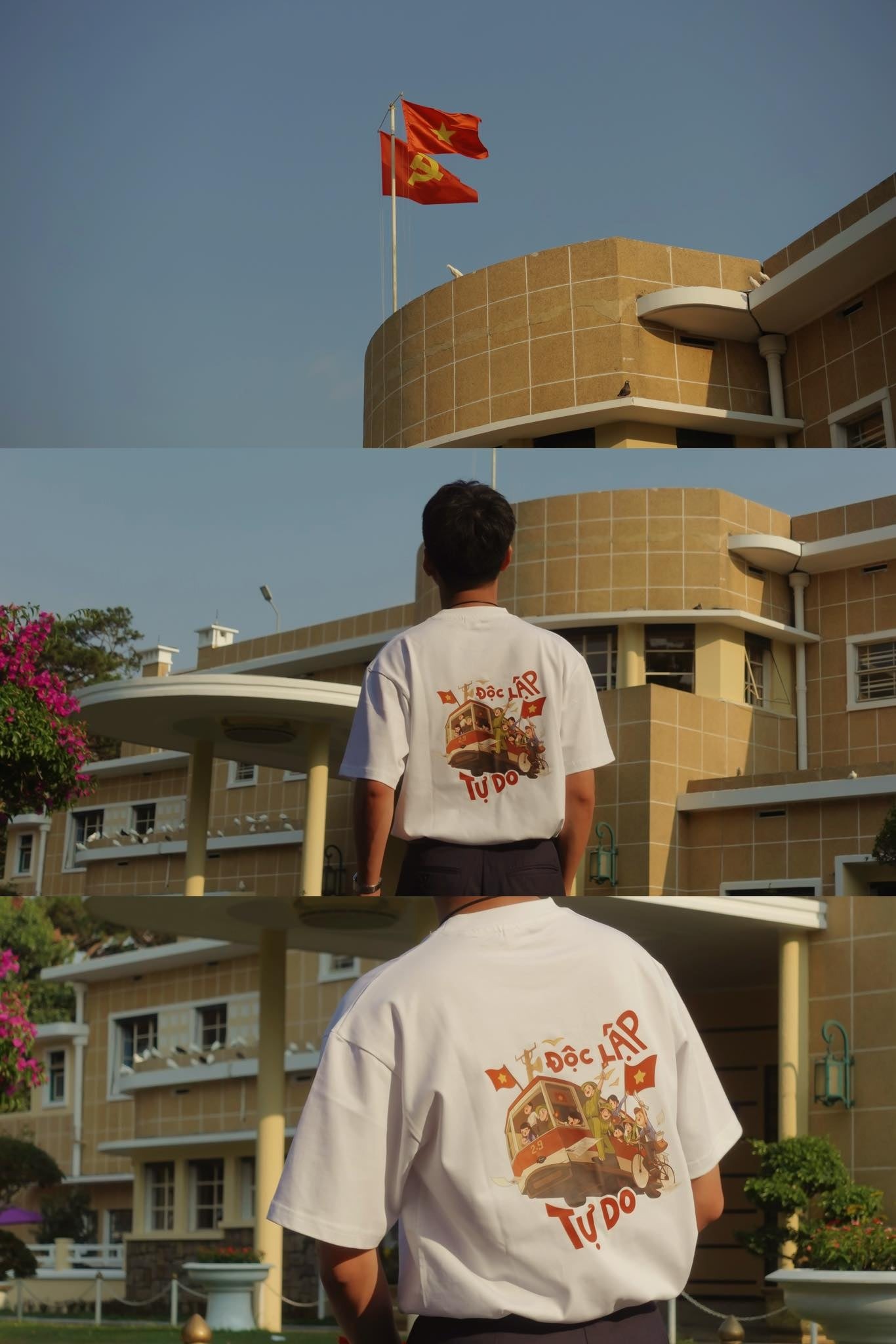 Mô tả Áo thun NELLY - ĐỘC LẬP TƯ DO, ẤM NO HẠNH PHÚC 100% cotton 260gsm Premium -Tay Lỡ Form Rộng Oversize Nam Nữ - 1