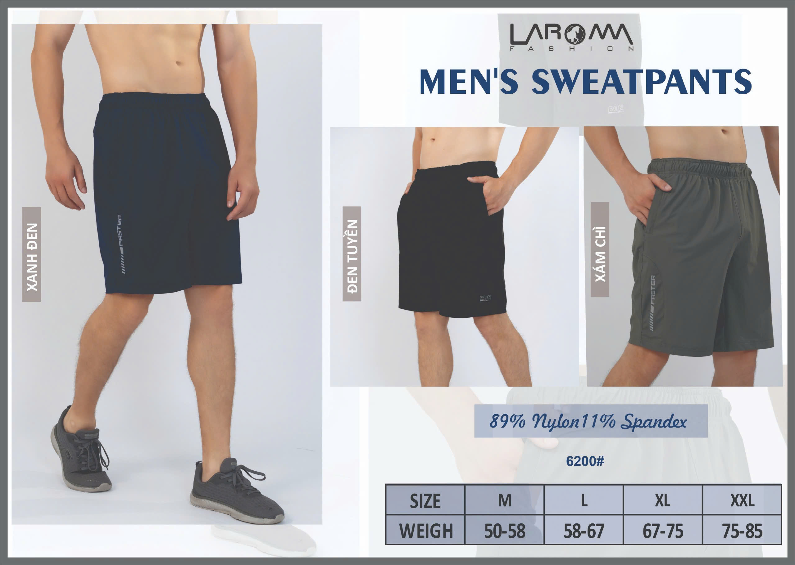 Mô tả Laroma Quần Short Thể Thao Nam | Thoáng Khí - Co Dãn - 1