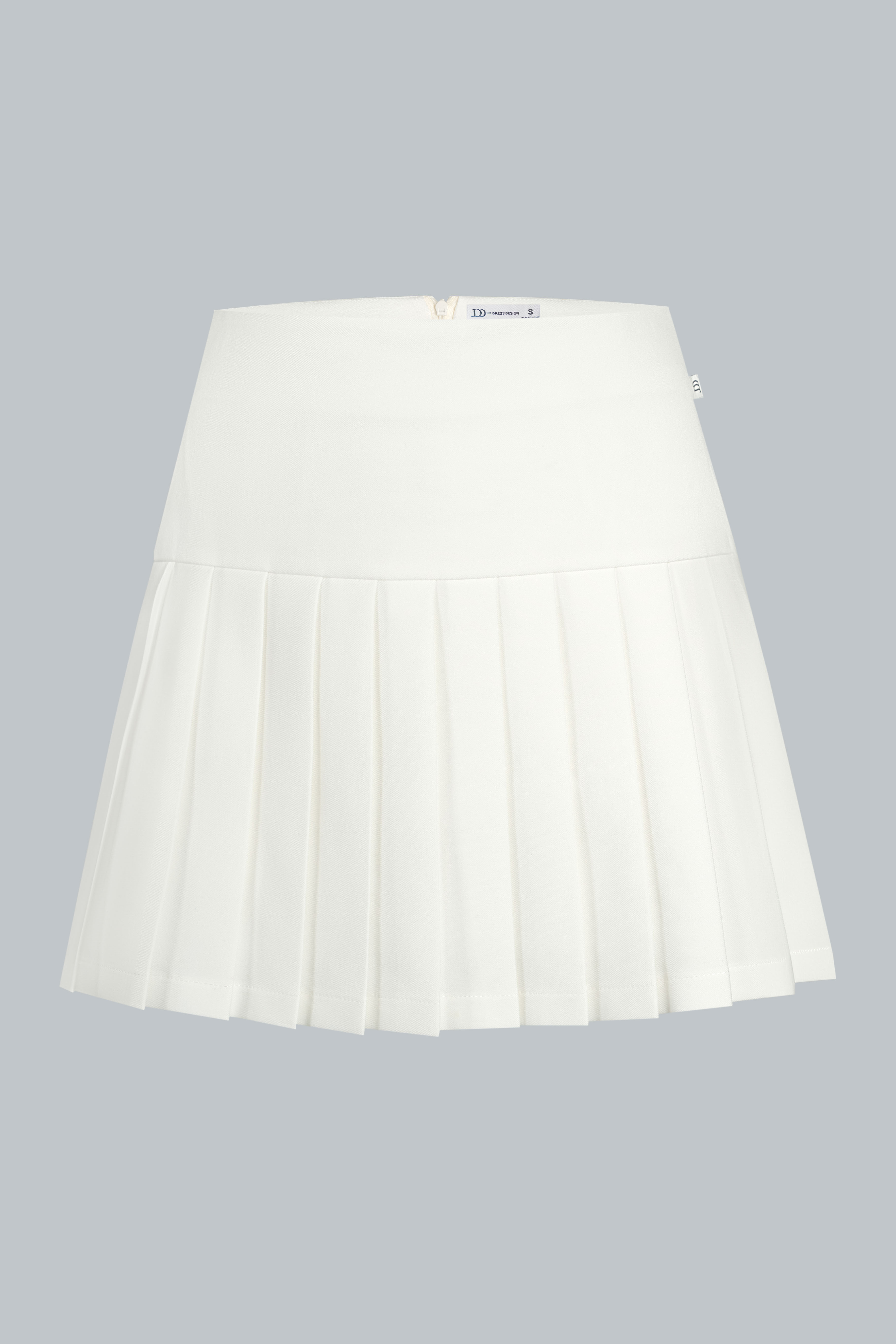 Mô tả Set đồ Áo sơ mi cổ đức dáng suông túi ốp 2S12.2503K, Chân váy poplin xếp ly 4S12.2503K, set sơ mi chân váy xếp ly JM - 8