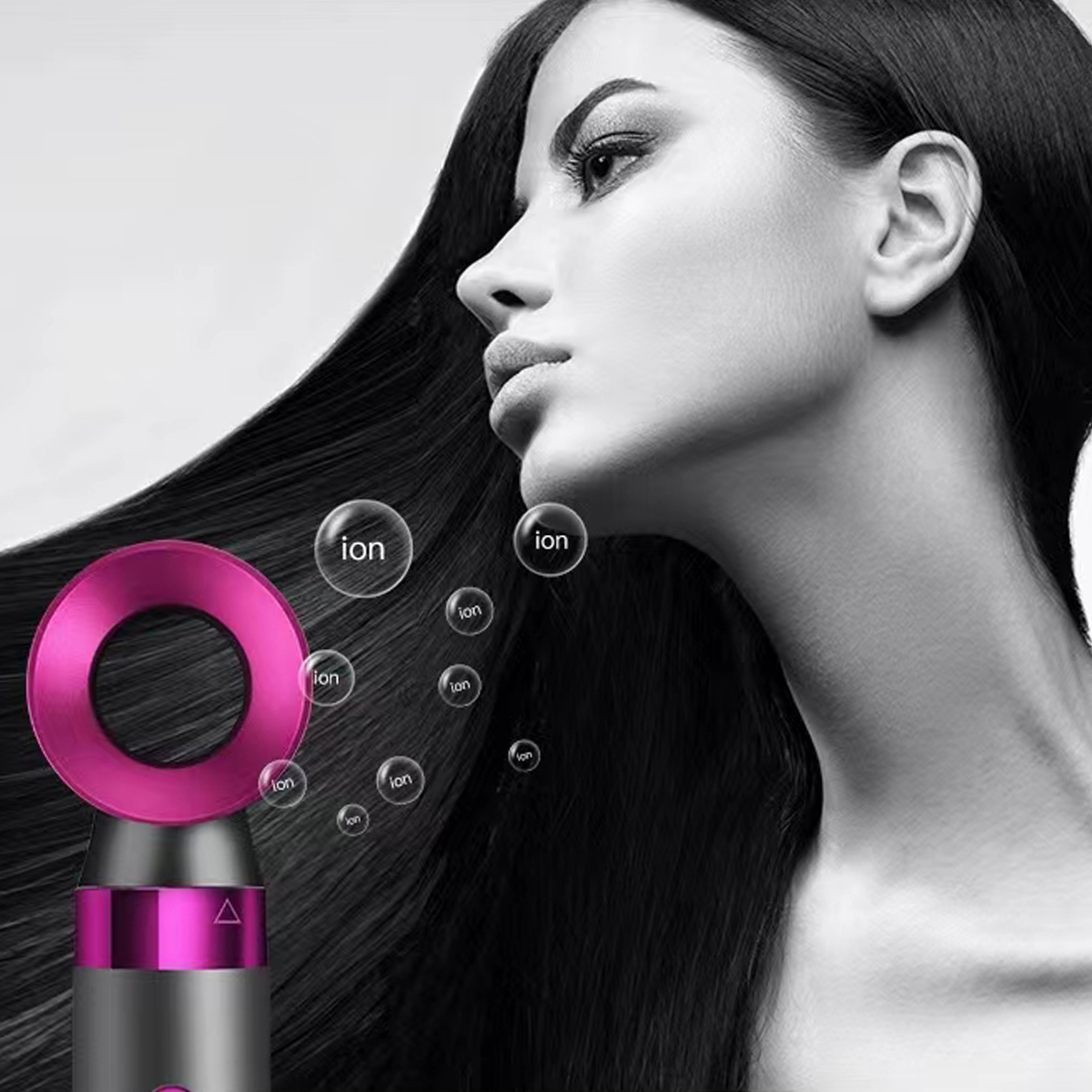 Mô tả Máy Sấy Tóc  Padabanic A8 Đa Chức Năng Thiết Kế Kiểu Mới Không Tay Cầm Nhỏ Gọn Máy Sấy mini - 2