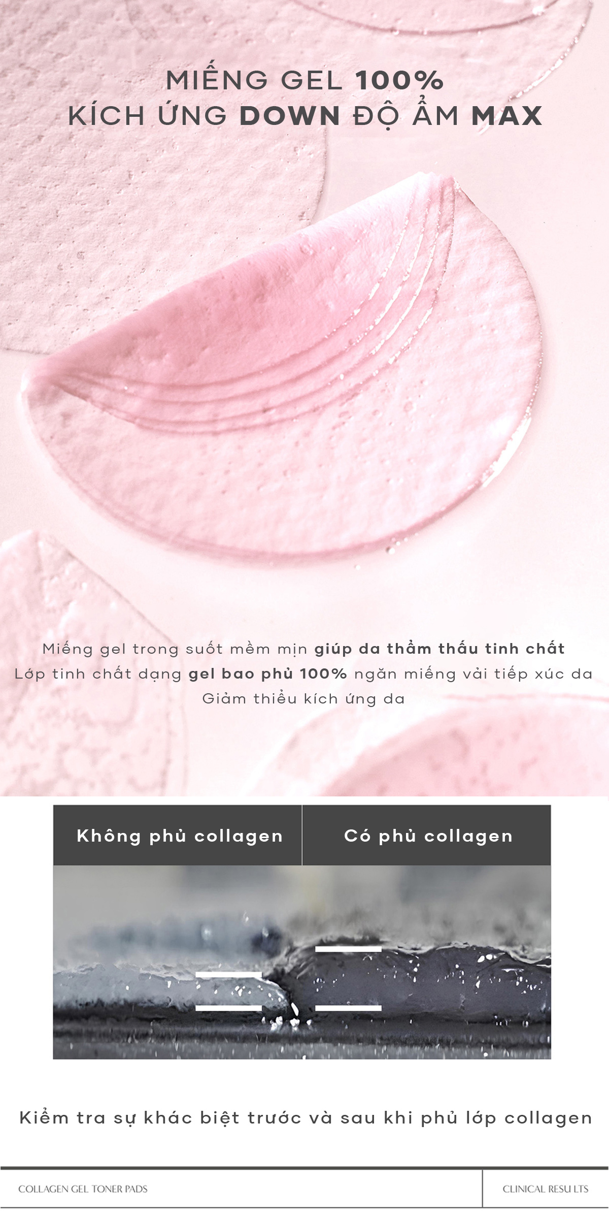 Mô tả BIODANCE Toner Pad Dạng Gel Cung Cấp Collagen Tăng Cường Đàn Hồi Da Dưỡng Ẩm Thu Nhỏ Lỗ Chân Lông Gel Toner Pads 140g - 4