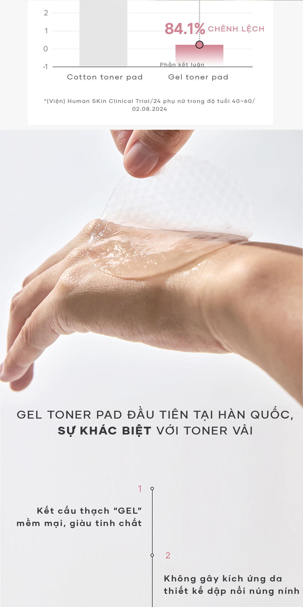 Mô tả BIODANCE Toner Pad Dạng Gel Cung Cấp Collagen Tăng Cường Đàn Hồi Da Dưỡng Ẩm Thu Nhỏ Lỗ Chân Lông Gel Toner Pads 140g - 6