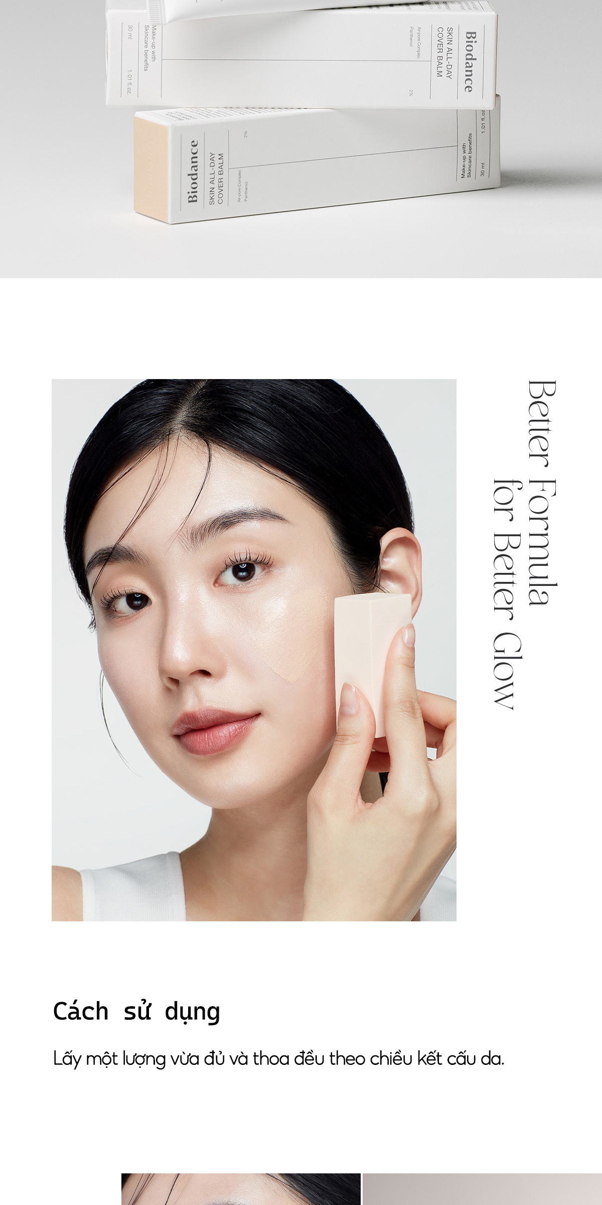 Mô tả BIODANCE Kem BB Che Phủ Lỗ Chân Lông Cho Lớp Nền Đều Màu Skin All-Day Cover Balm 30ml - 10
