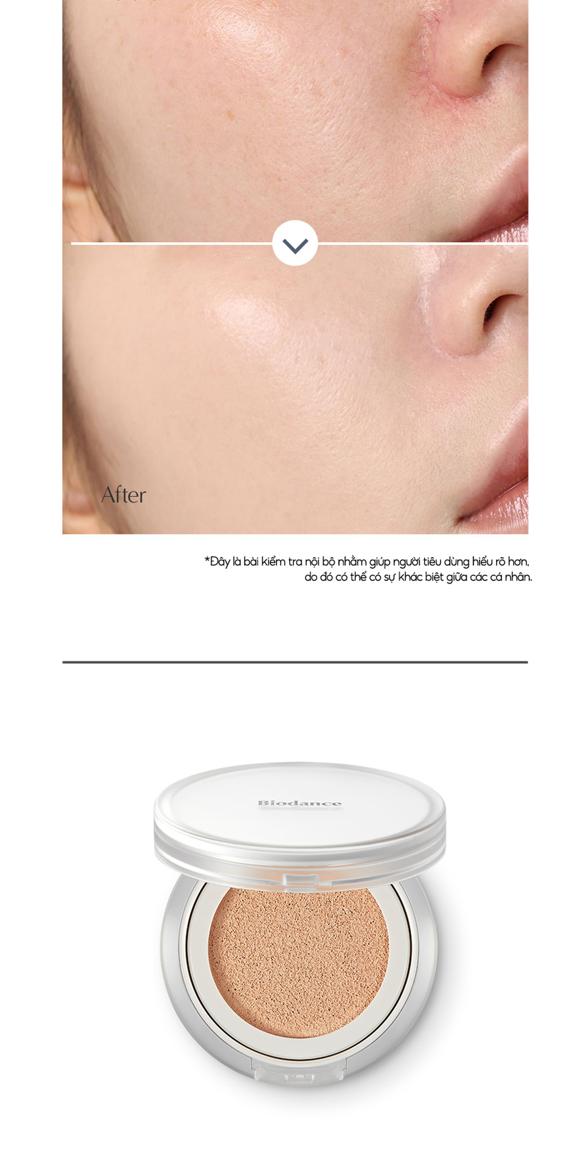 Mô tả BIODANCE Kem Nền Cấp Chống Nắng SPF30/PA++ Dưỡng Da Vitamin Trắng Sáng Radiant Pure Essence Cushion 14g - 9