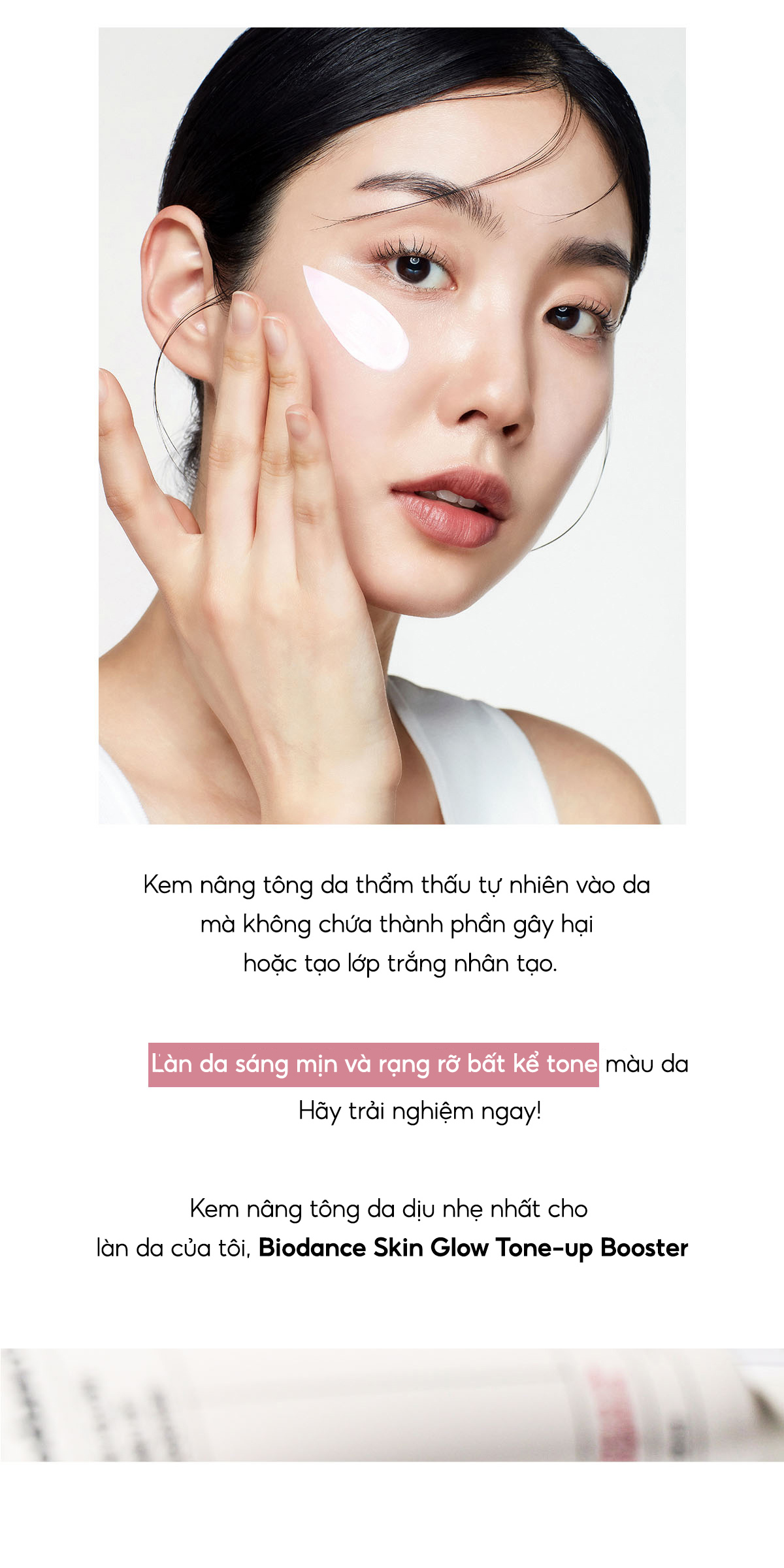 Mô tả BIODANCE Kem Nâng Tone Dưỡng Da Cung Câp Vitamin Giúp Da Trắng Hồng Skin Glow Tone Up Booster 30ml - 2