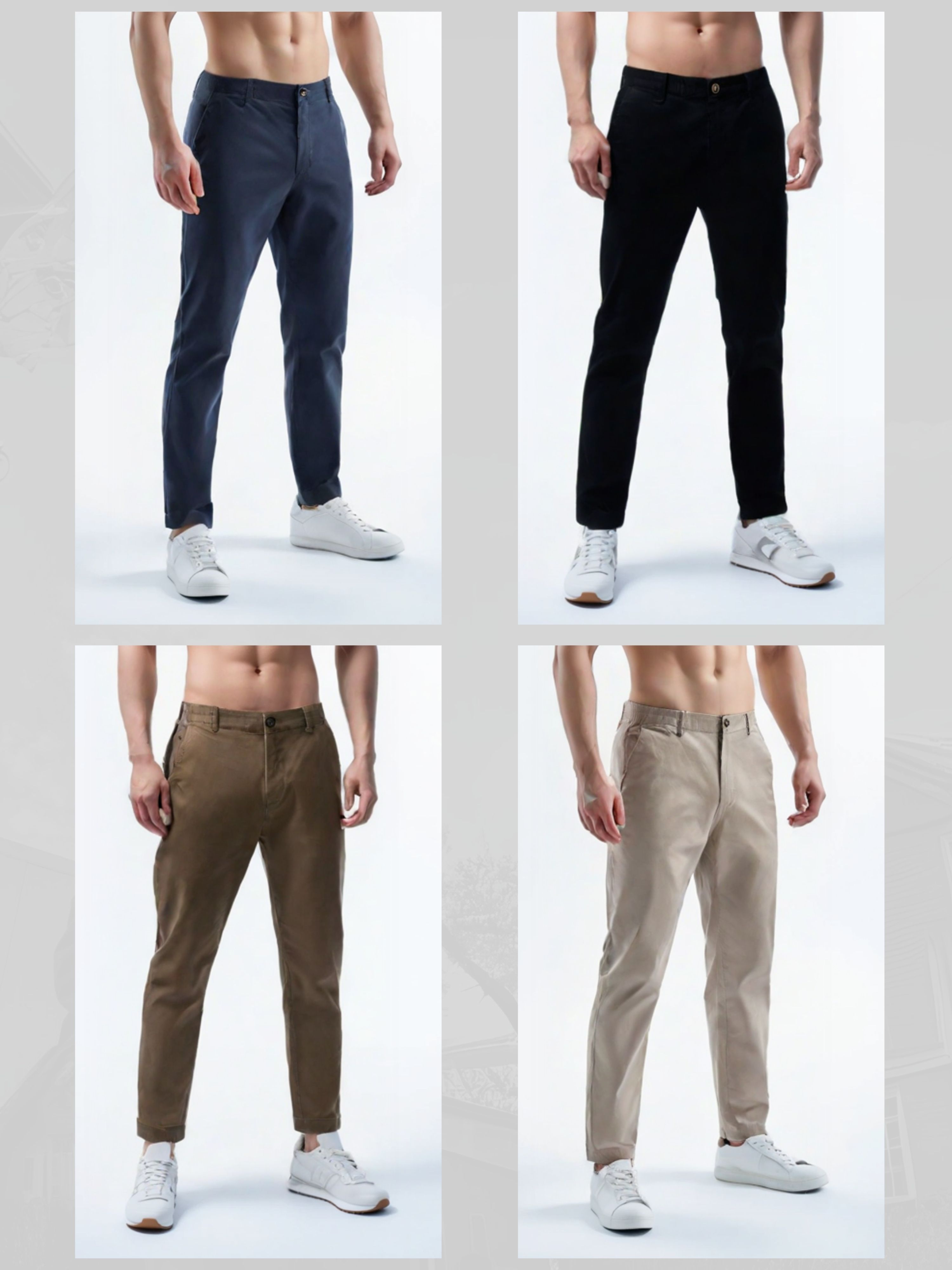 Quần kaki nam ống suông MK CLEVER