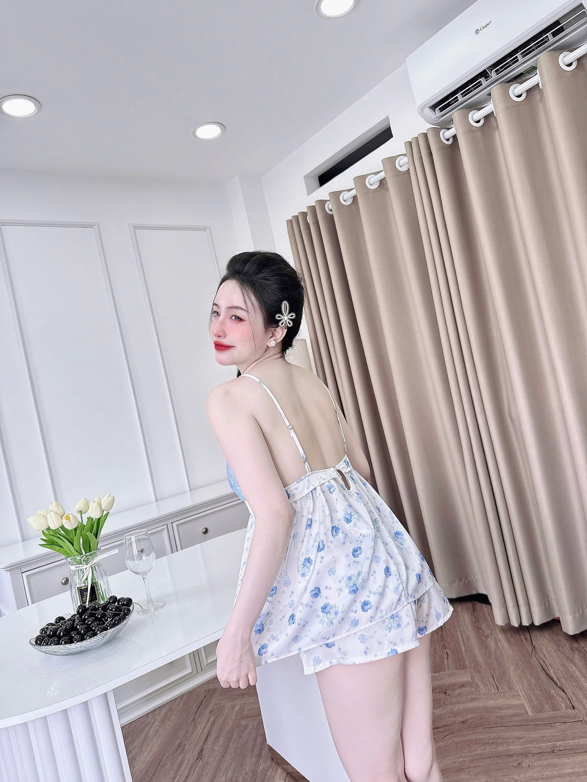 Đồ Ngủ Sexy SOJUN Lụa Latin 5