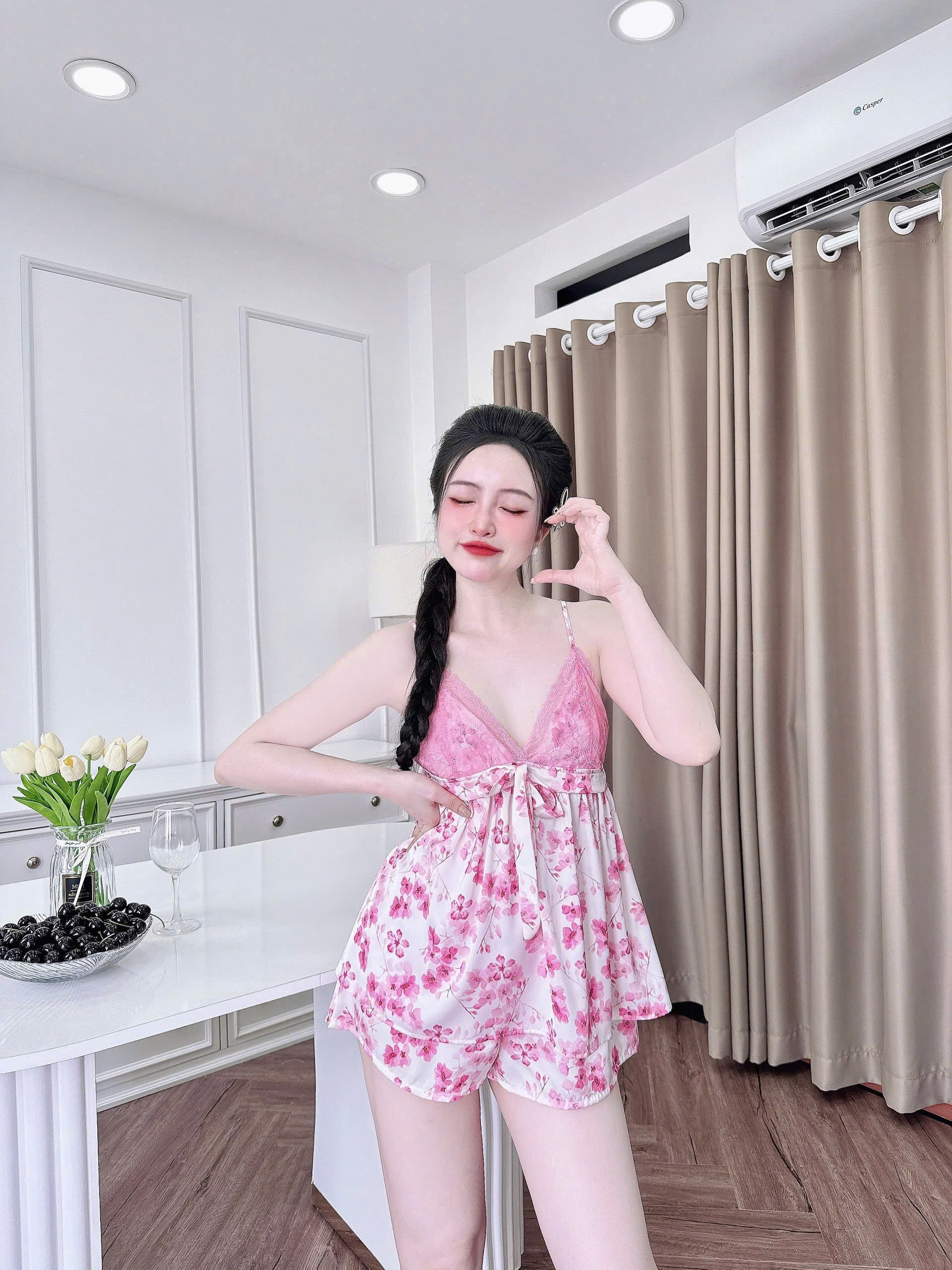 Đồ Ngủ Sexy SOJUN Lụa Latin 10