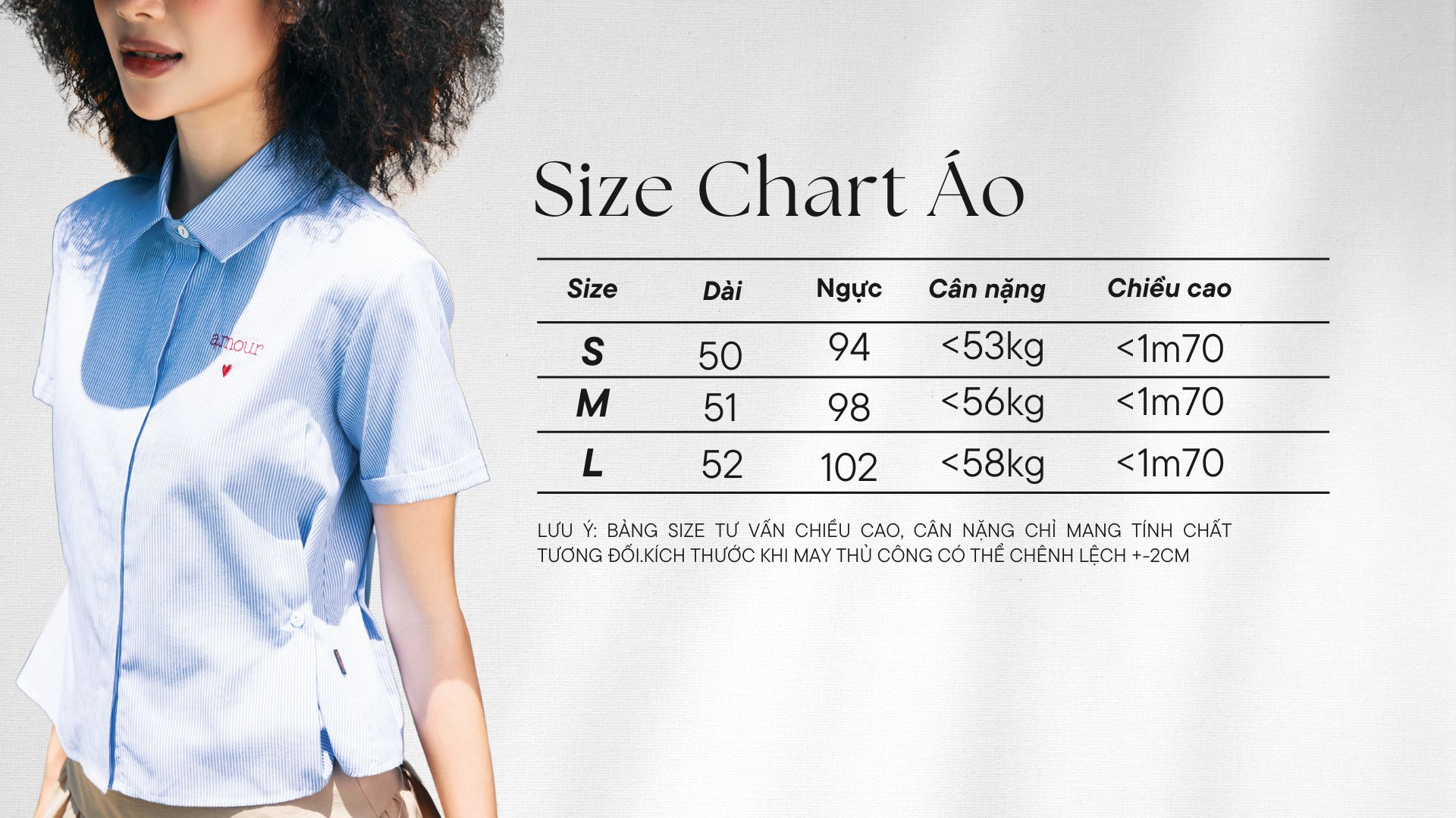 Mô tả Áo Sơ Mi Nữ Tay Ngắn VM STYLE Form Lửng Họa Tiết Chữ Thêu Nổi Có Nút Chiết Eo Điều Chỉnh Độ Rộng SMU00257 - 7