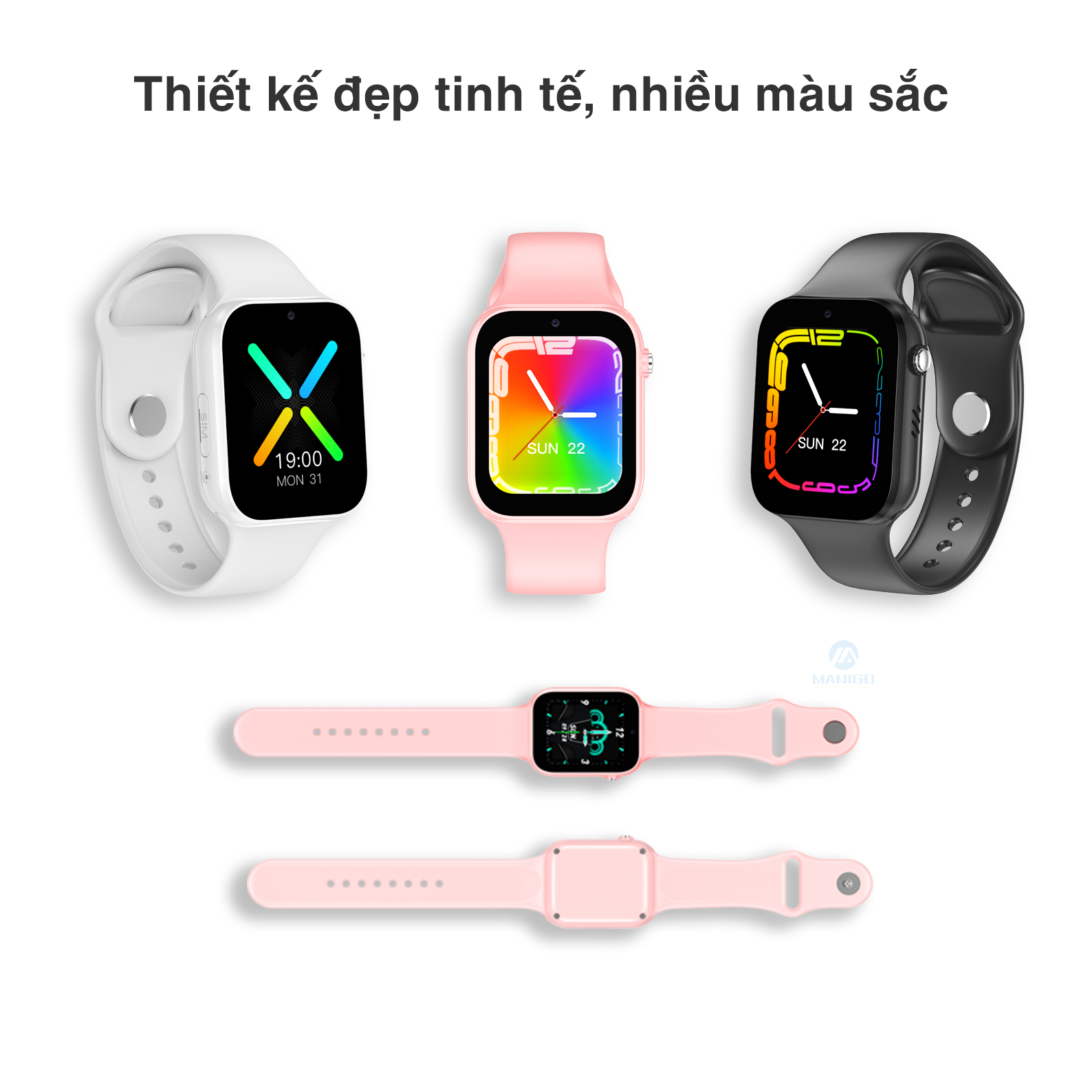 Mô tả Đồng hồ thông minh Geyan X718S Lắp sim 4G nghe gọi Định vị Chống nước PX7 BH 1 đổi 1 trong 1 năm - 4