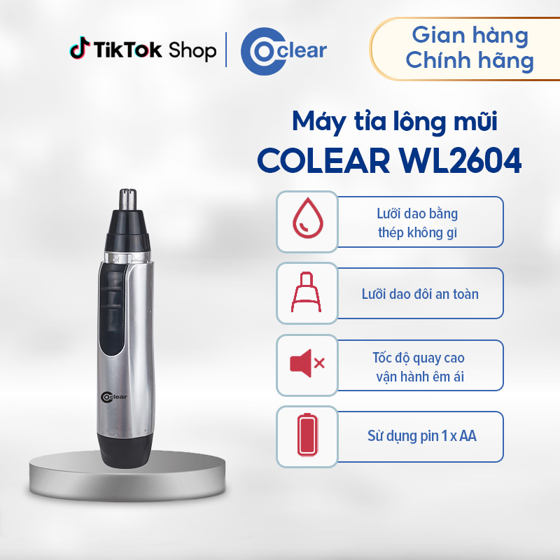 Mô tả Máy cạo râu mini coclear CS007 thiết kế động cơ tốc độ cao, cạo khô và nước, pin sử dụng đến 2 tháng, bảo hành một năm - 12