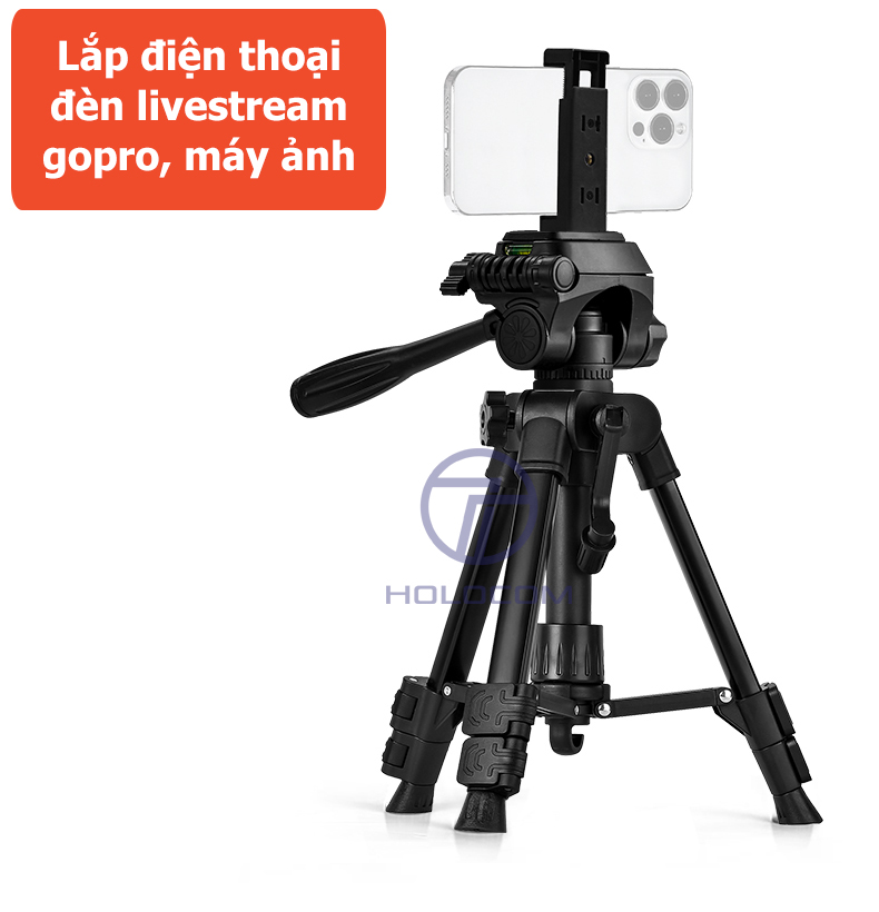 Tripod F10T có thước cân bằng
