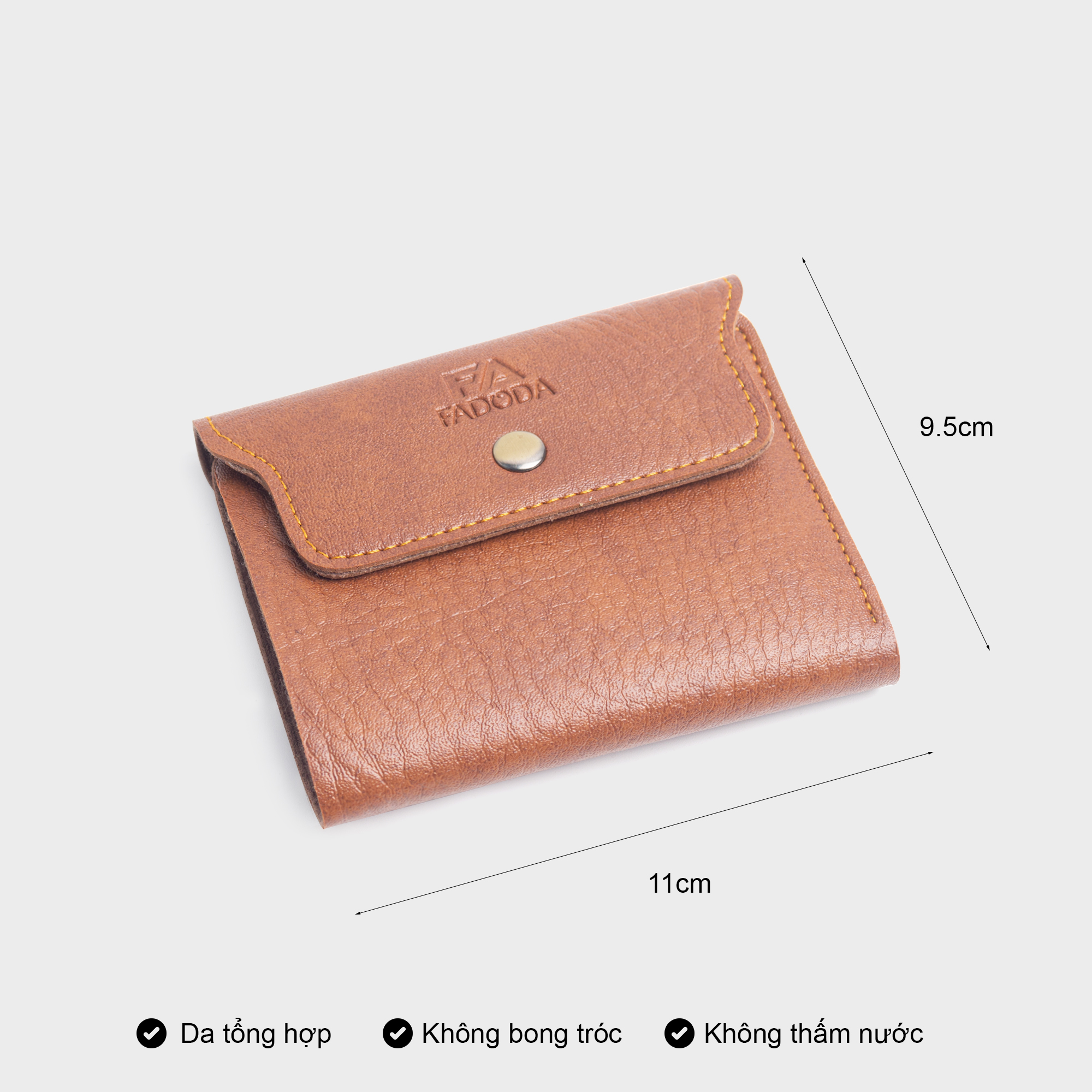 Mô tả Ví gập cầm tay mini nhỏ gọn FVN02 FADODA - 2