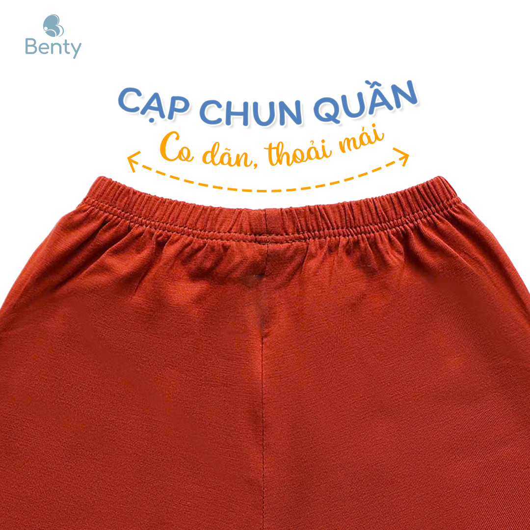 Mô tả Bộ cộc tay cài vai phối viền in hình Super Mario BENTY BT111 mát mềm mịn, đồ bộ cho bé chính hãng - 7