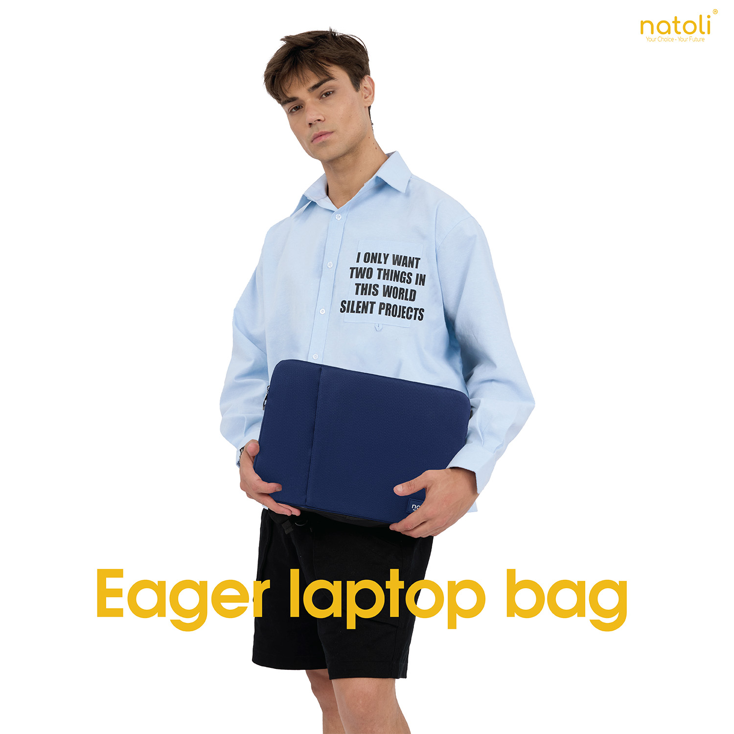 Mô tả Túi Chống Sốc Laptop thương hiệu NATOLI đủ size dày dặn kháng nước BST Eager Laptop Bag T7 - 2