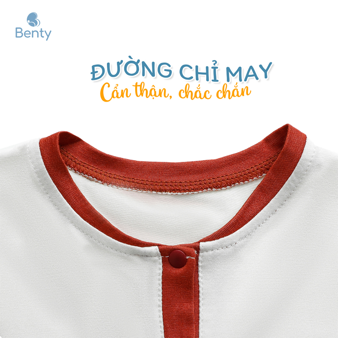 Mô tả Bộ cộc tay cổ trụ in hình labubu BENTY BT110 dễ thương, bộ quần áo cho bé trai, bé gái mặc đi chơi - 7