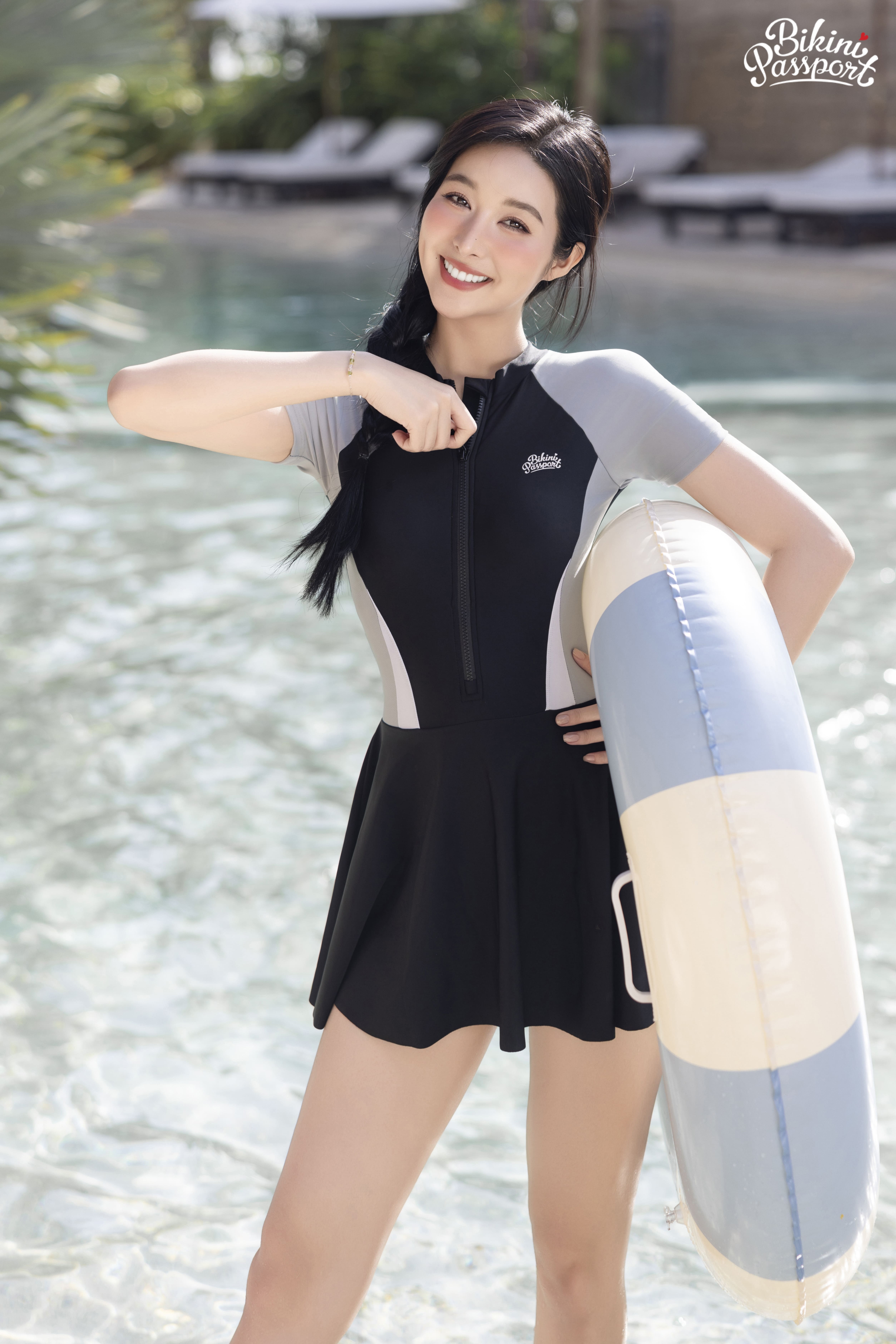 Đồ bơi BIKINI PASSPORT BS1008_BL chi tiết đường may