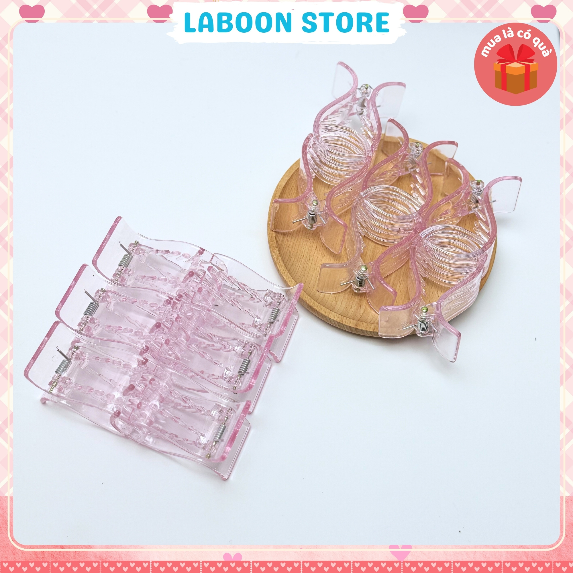 Mô tả Set 12 chiếc kẹp tóc LABOON càng cua 5 răng tone màu pastel candy chocolate nhẹ nhàng tiểu thư - 6