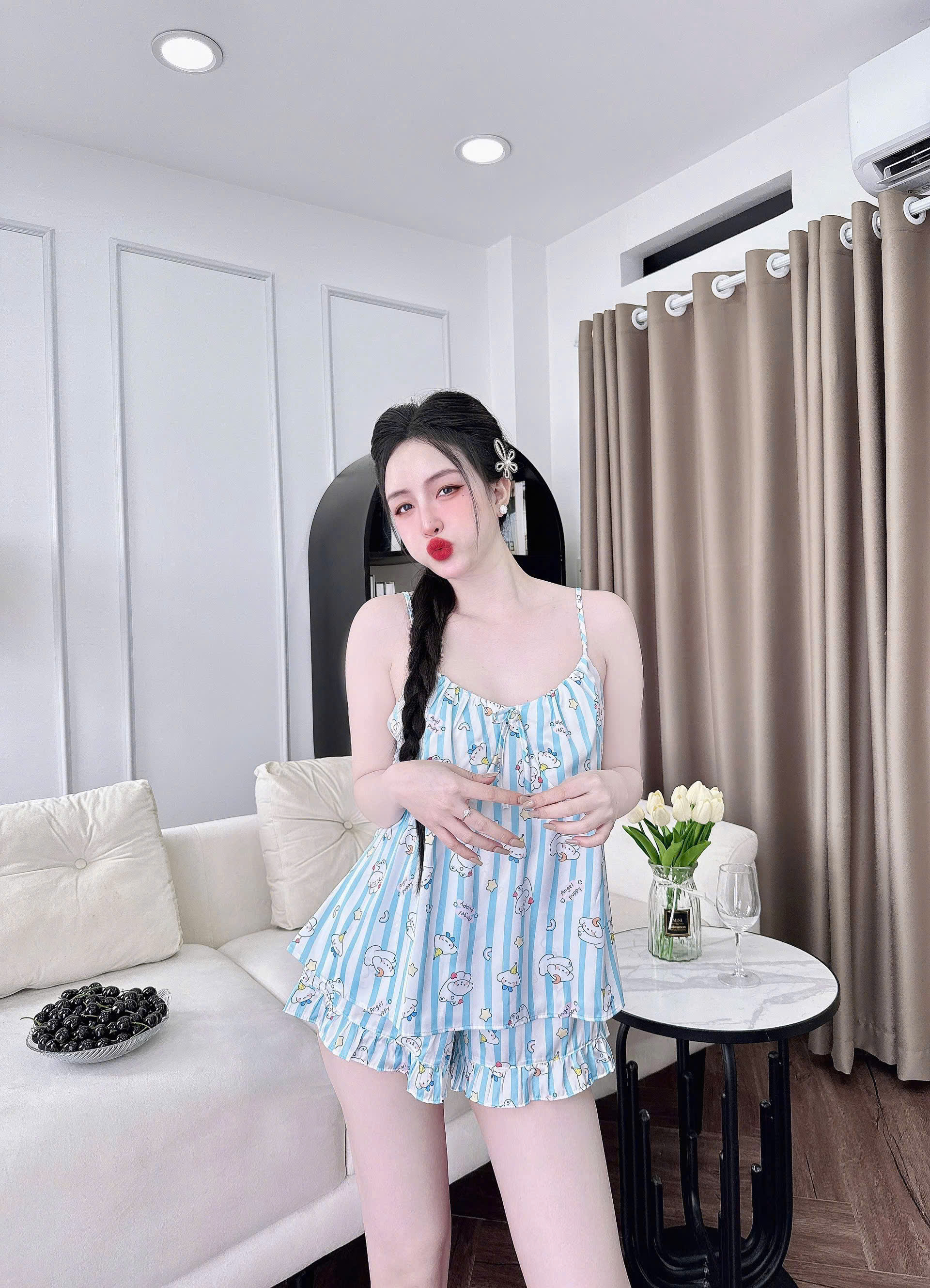 Đồ ngủ lụa Latin SOJUN