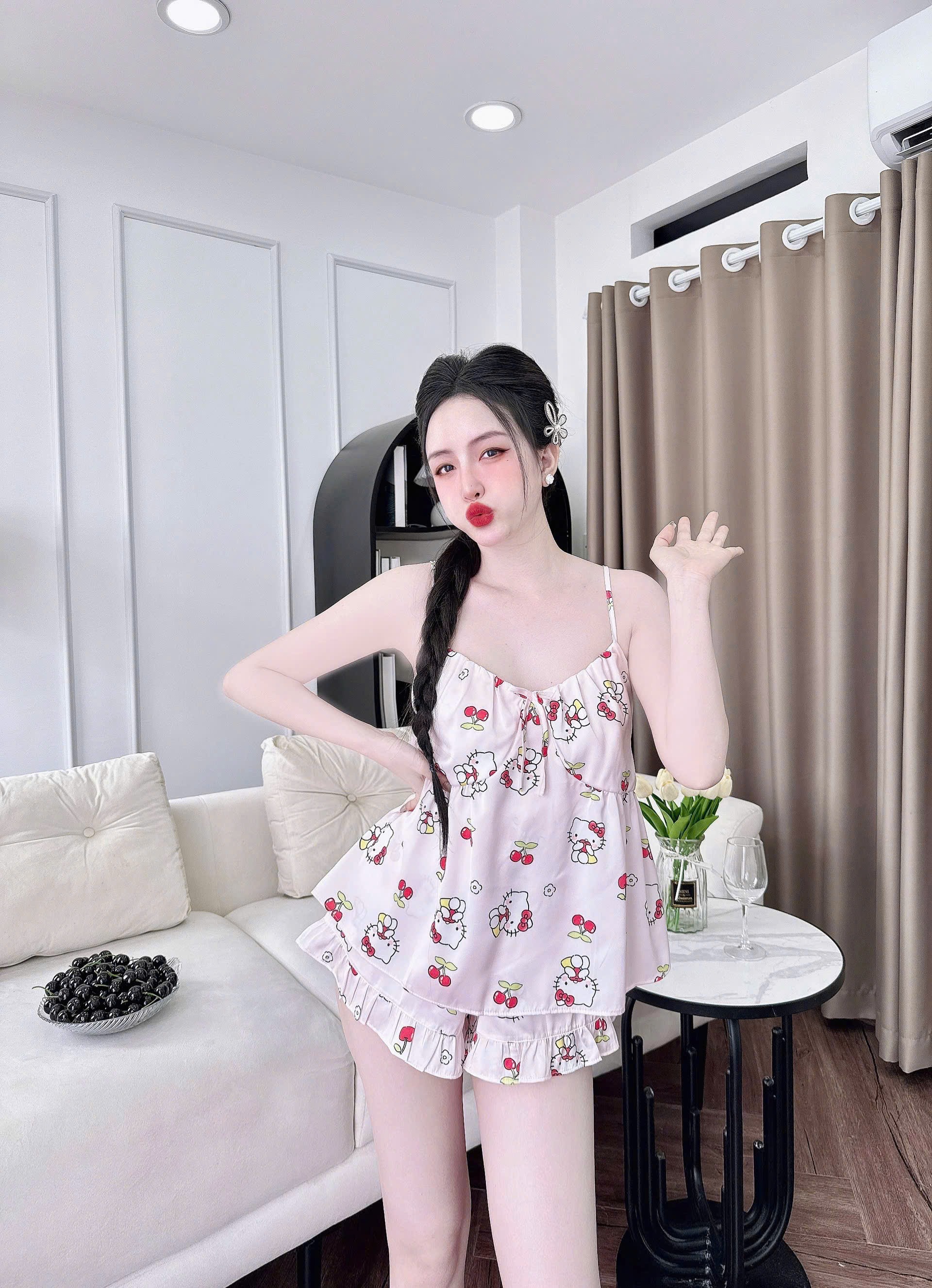 Đồ ngủ nữ in 3D SOJUN