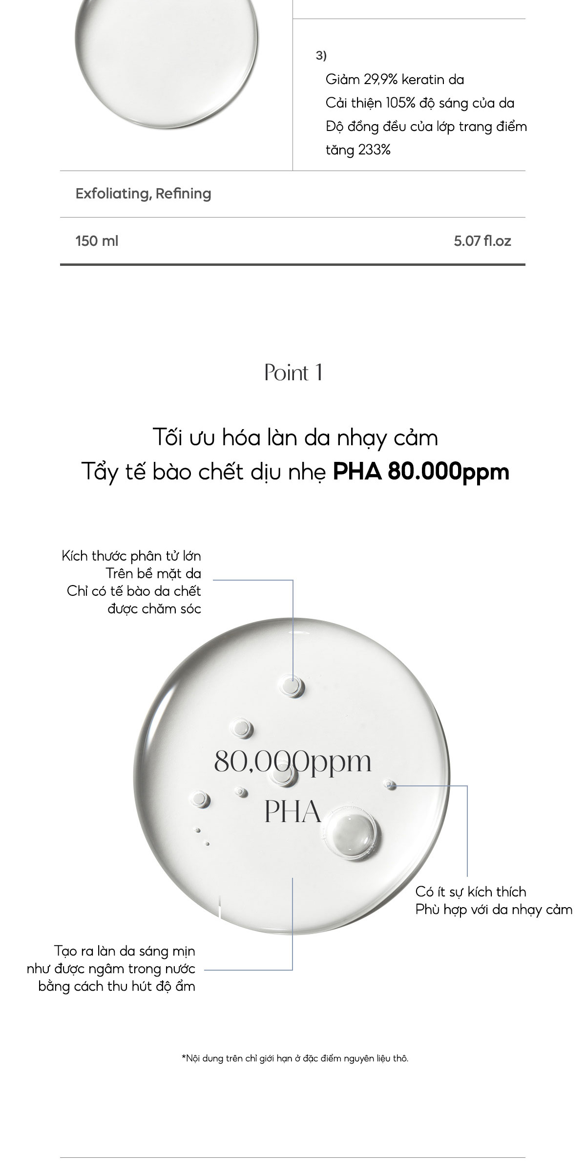 Mô tả BIODANCE Nước Hoa Hồng PHA 8% Làm Sạch Tẩy Tế Bào Chết Dịu Nhẹ Cho Da Skin Refining Mild PHA Toner 150ml - 4