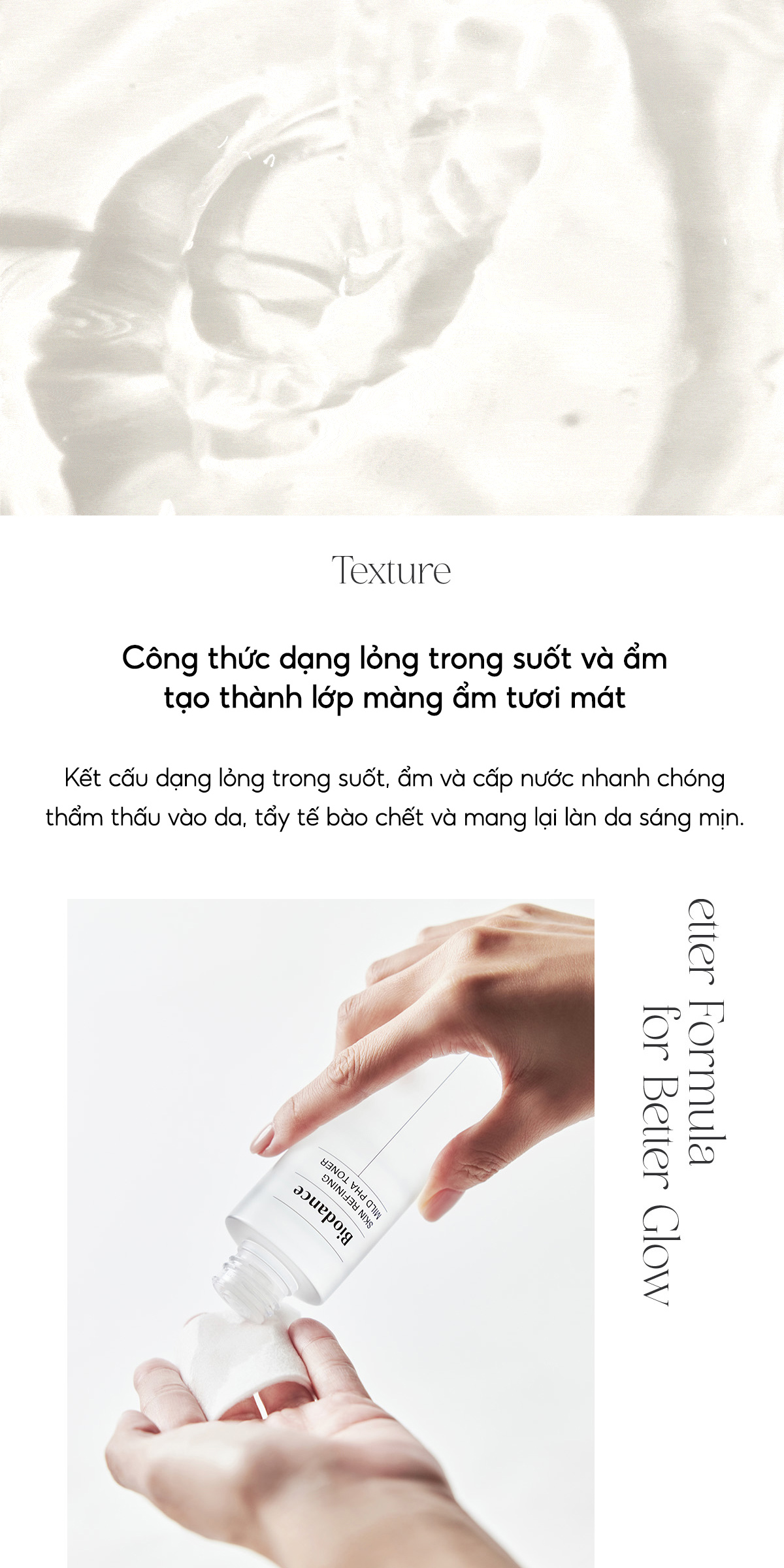 Mô tả BIODANCE Nước Hoa Hồng PHA 8% Làm Sạch Tẩy Tế Bào Chết Dịu Nhẹ Cho Da Skin Refining Mild PHA Toner 150ml - 9
