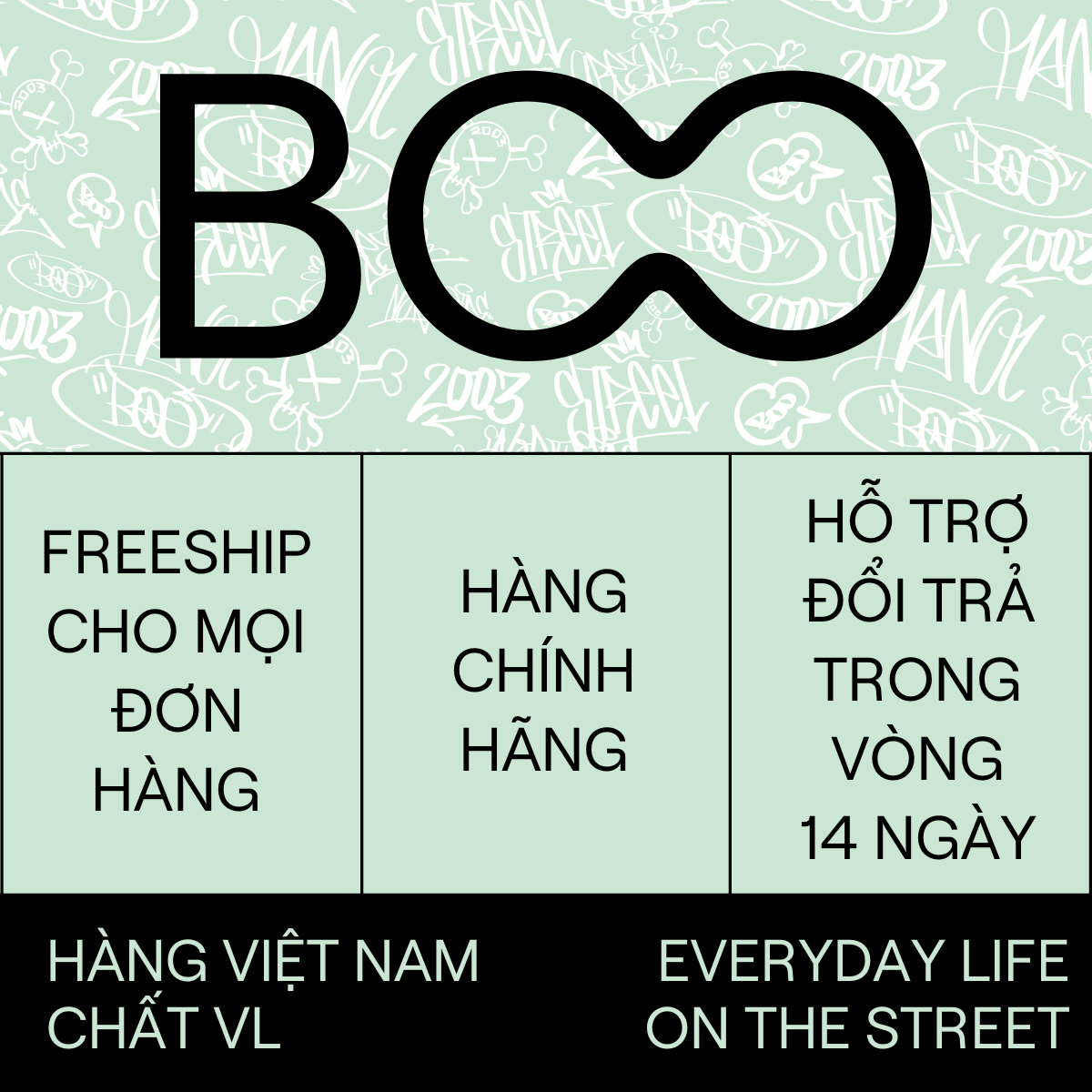 Mô tả Áo Thun BOO Form Babytee Ngắn Chất Liệu Cotton 100% Thêu Logo BOO - 4