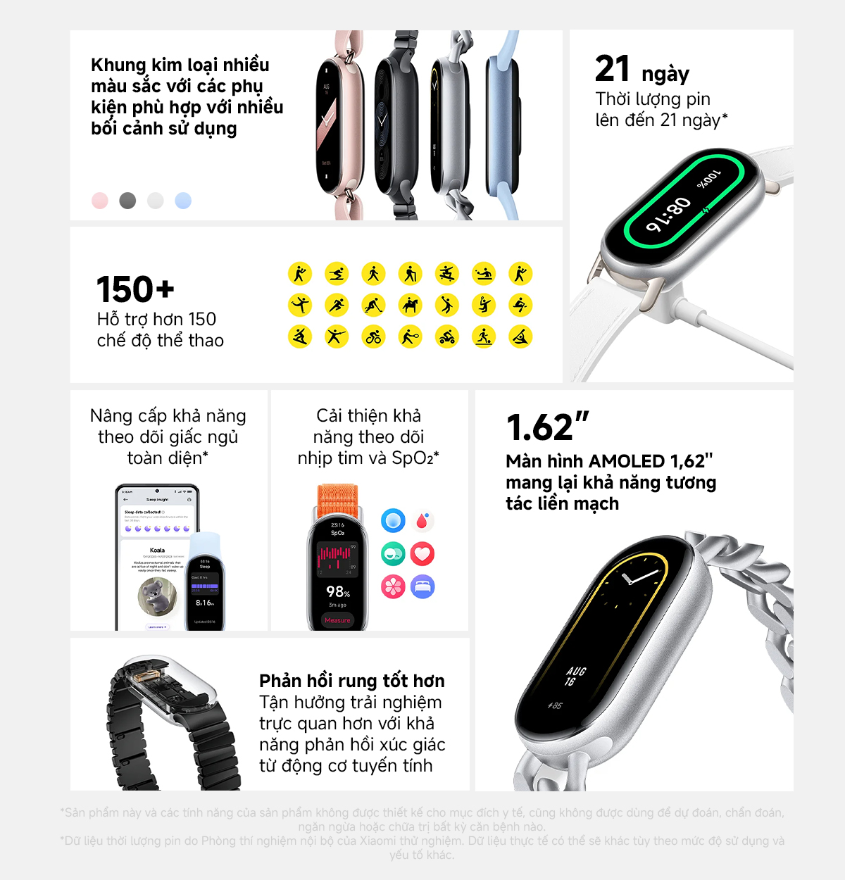 Xiaomi Miband 9 Design