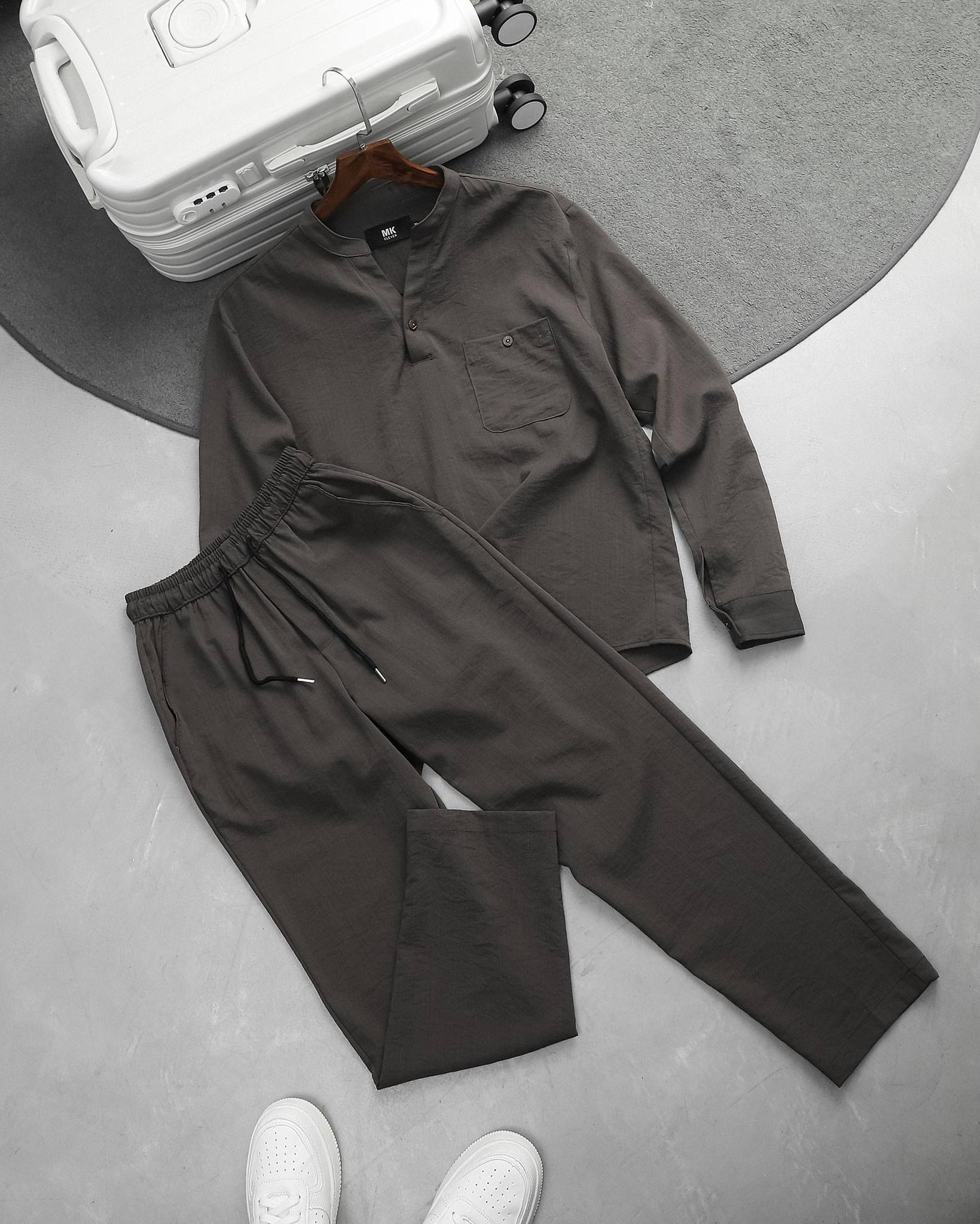 Set đồ bộ đũi lụa nam MK