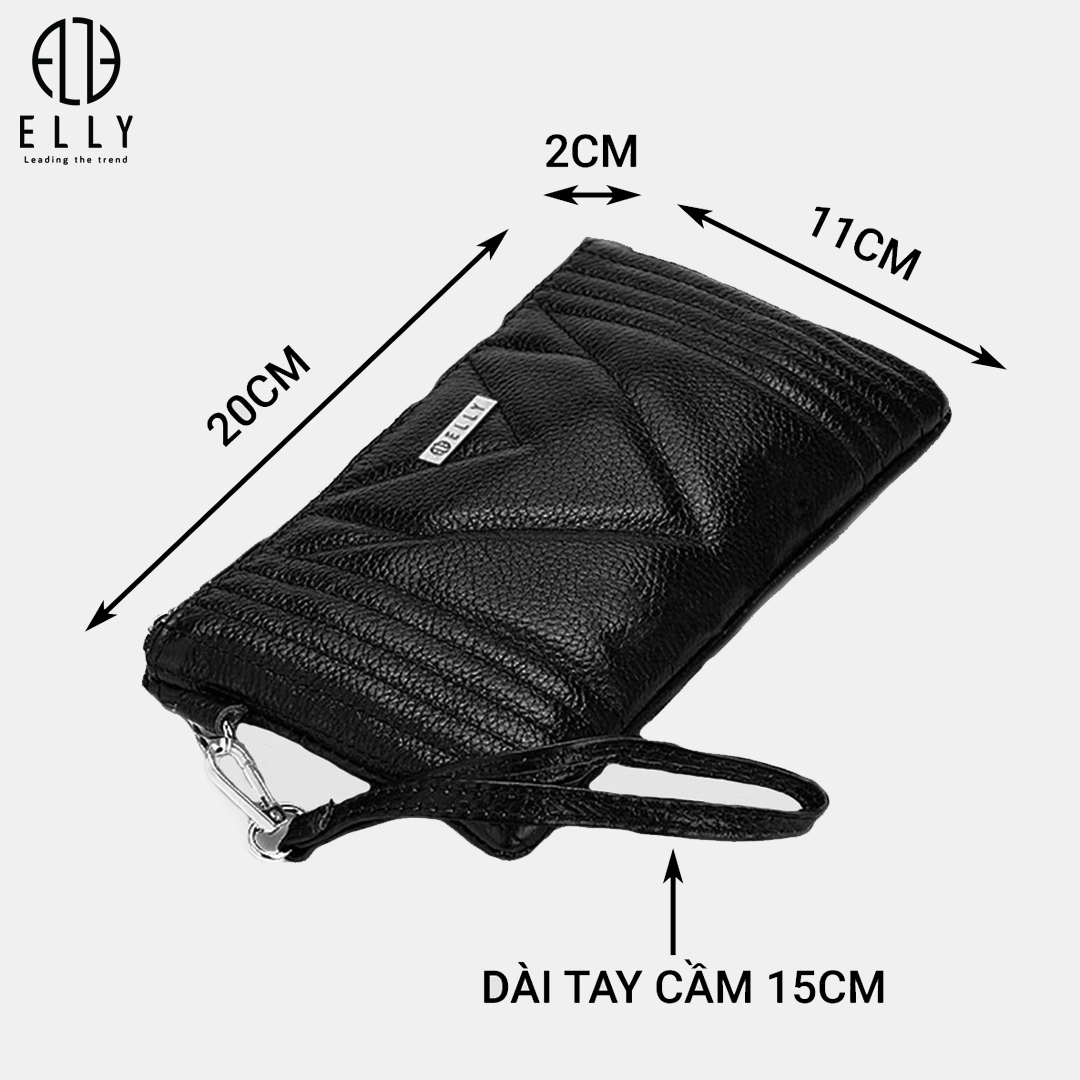 Mô tả Túi clutch nữ cao cấp da thật ELLY – EC18 - 4