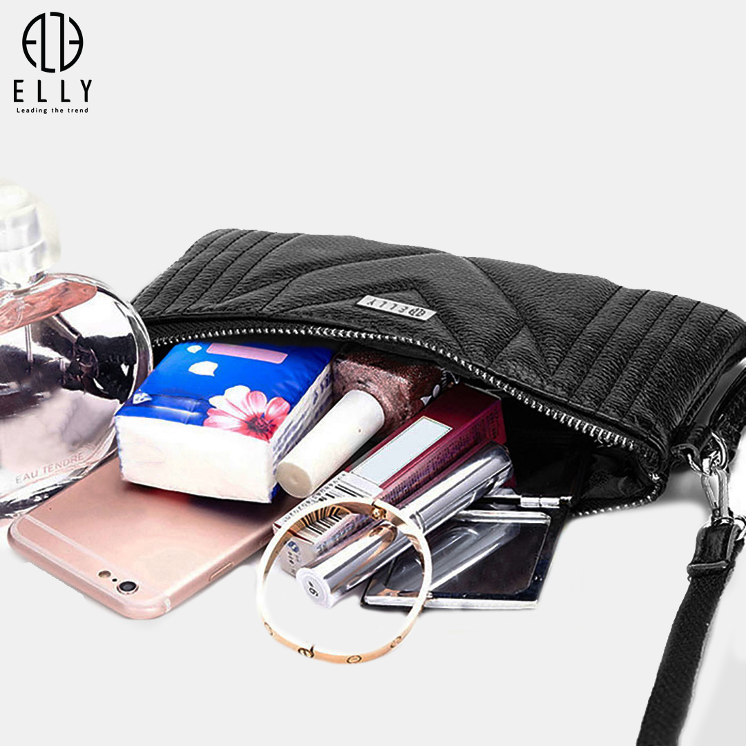 Không gian bên trong túi clutch ELLY EC18