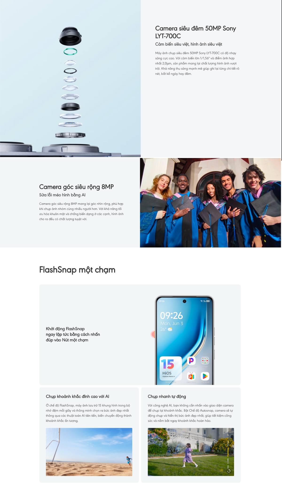 Mô tả Điện thoại Tecno Camon  40 8Gb/128GB - Helio G100 Ultimate - Amoled 120Hz - 5200mAh - 4