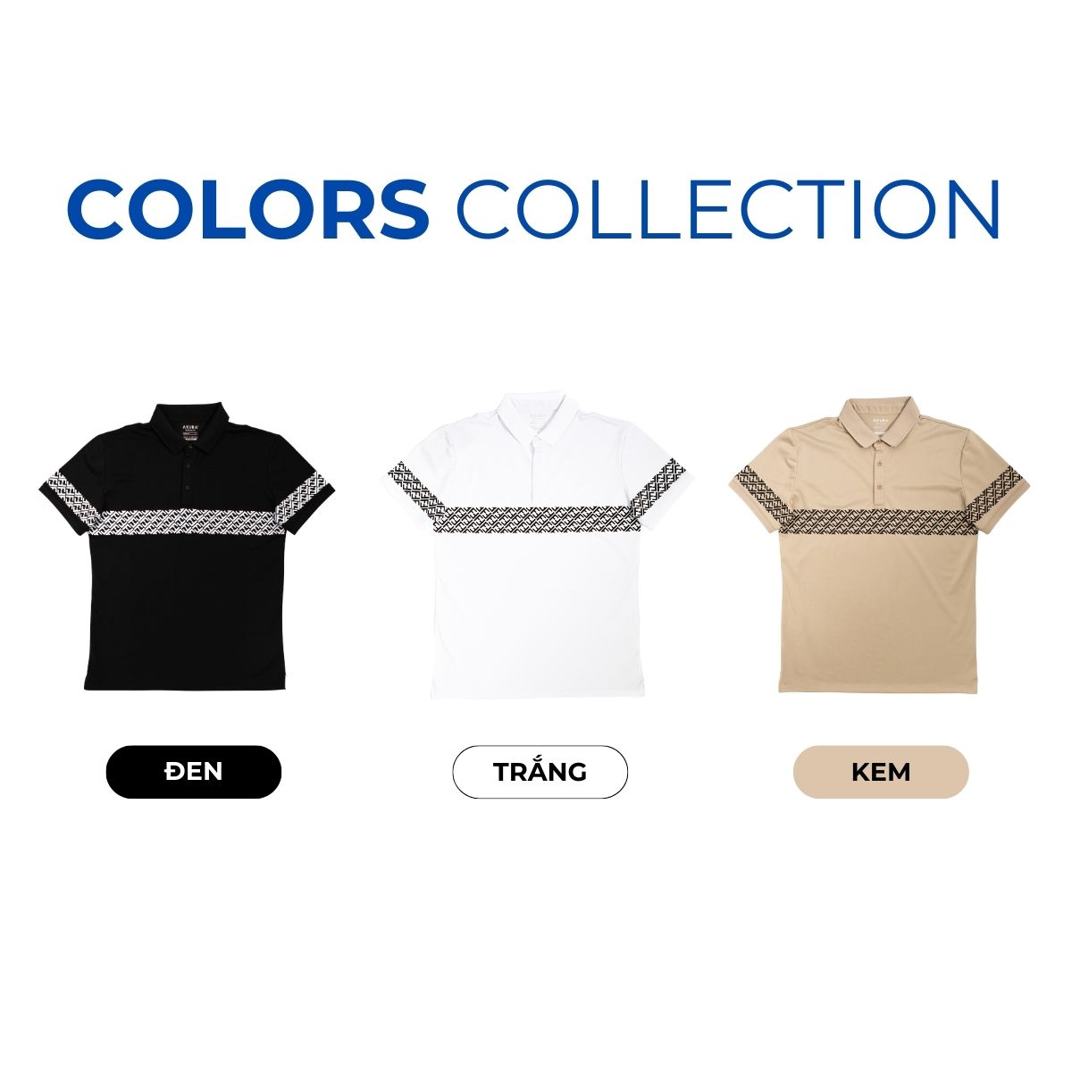 Mô tả Áo polo nam cao cấp AKUBA vải cá sấu thoáng mát, mềm mại, form slimfit | 01J0606 - 5